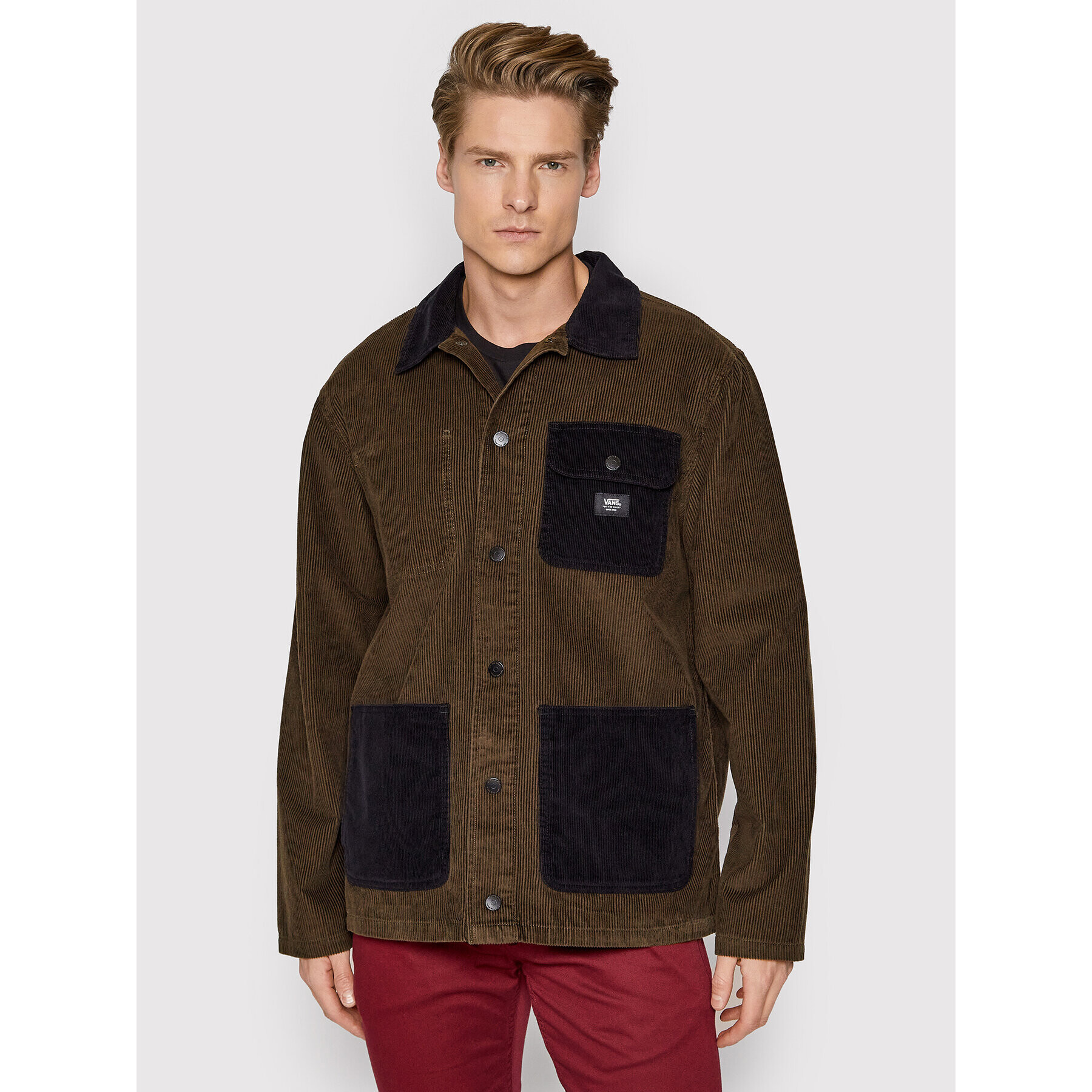 Vans Преходно яке Drill Chore VN0A5FPN Кафяв Regular Fit - Pepit.bg