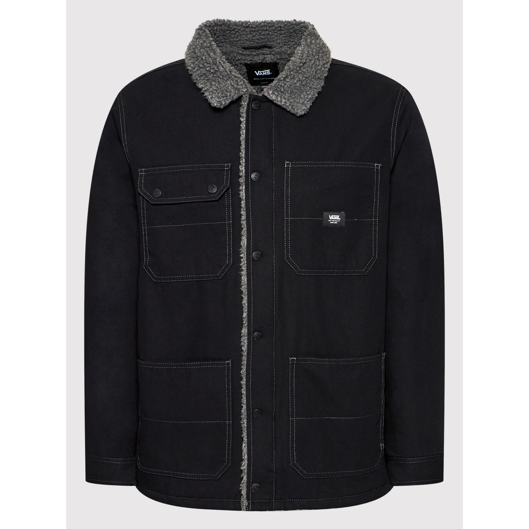 Vans Преходно яке Drill Chore VN0A5KLK Черен Regular Fit - Pepit.bg