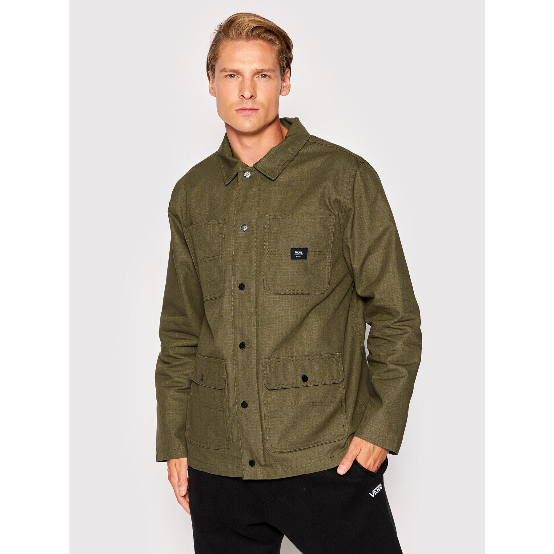 Vans Преходно яке Drill Chore VN0A456Z Кафяв Regular Fit - Pepit.bg