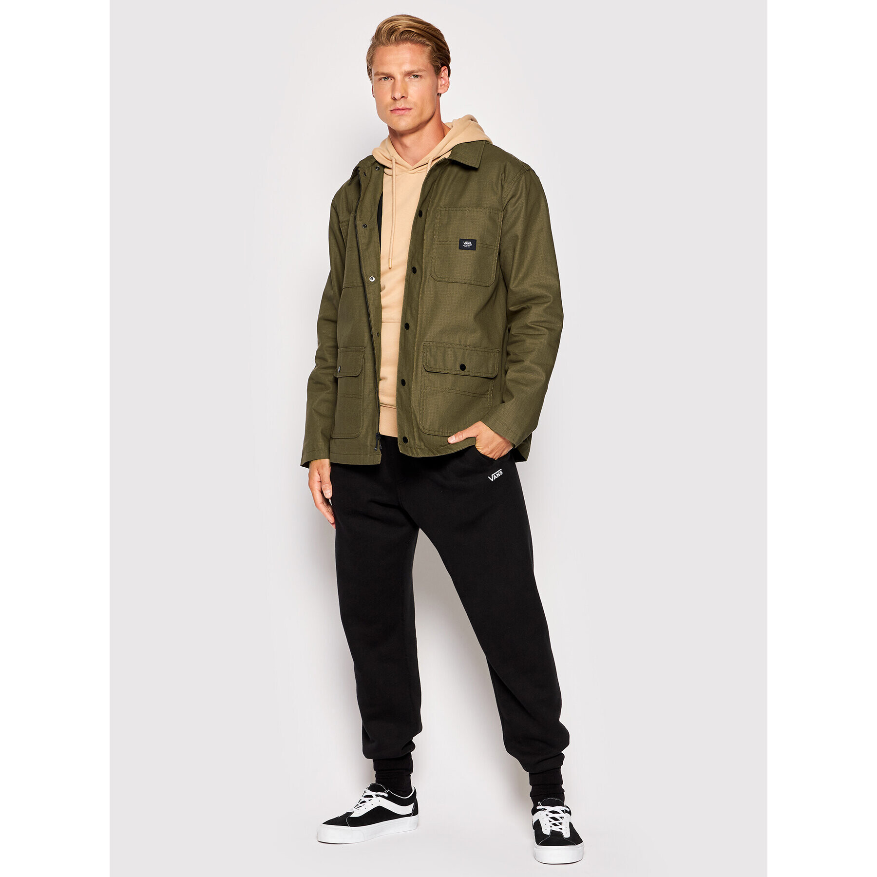 Vans Преходно яке Drill Chore VN0A456Z Кафяв Regular Fit - Pepit.bg