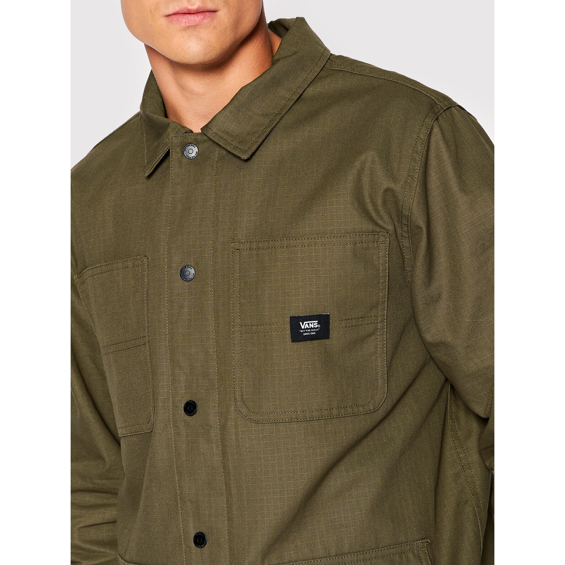 Vans Преходно яке Drill Chore VN0A456Z Кафяв Regular Fit - Pepit.bg