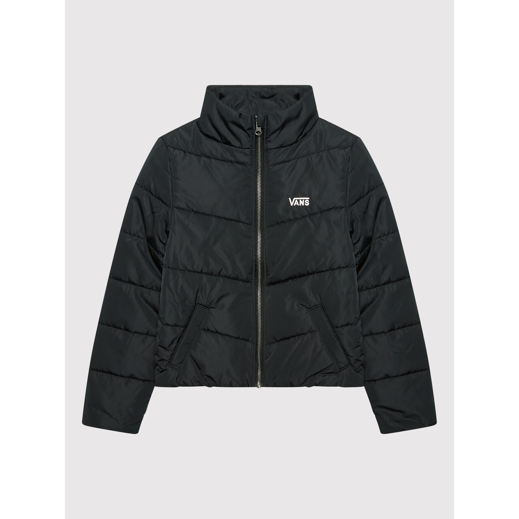 Vans Пухено яке Foundry Puffer VN0A53PL Черен Regular Fit - Pepit.bg