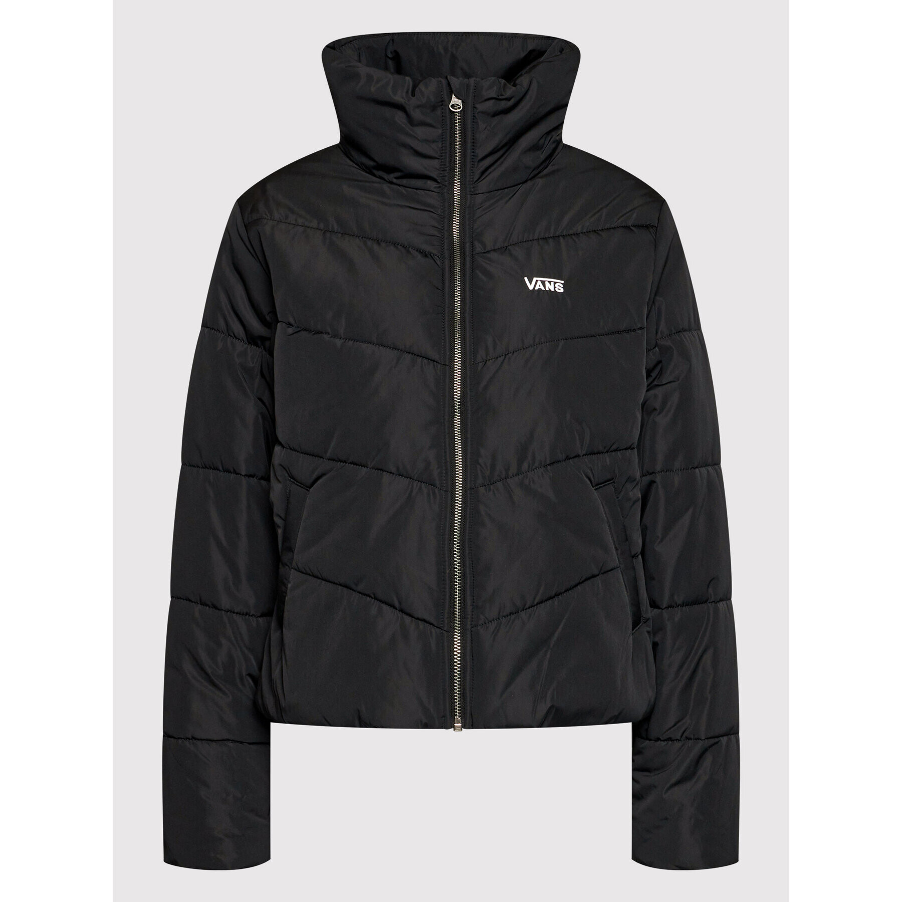 Vans Пухено яке Foundry VN0A4V8M Черен Regular Fit - Pepit.bg