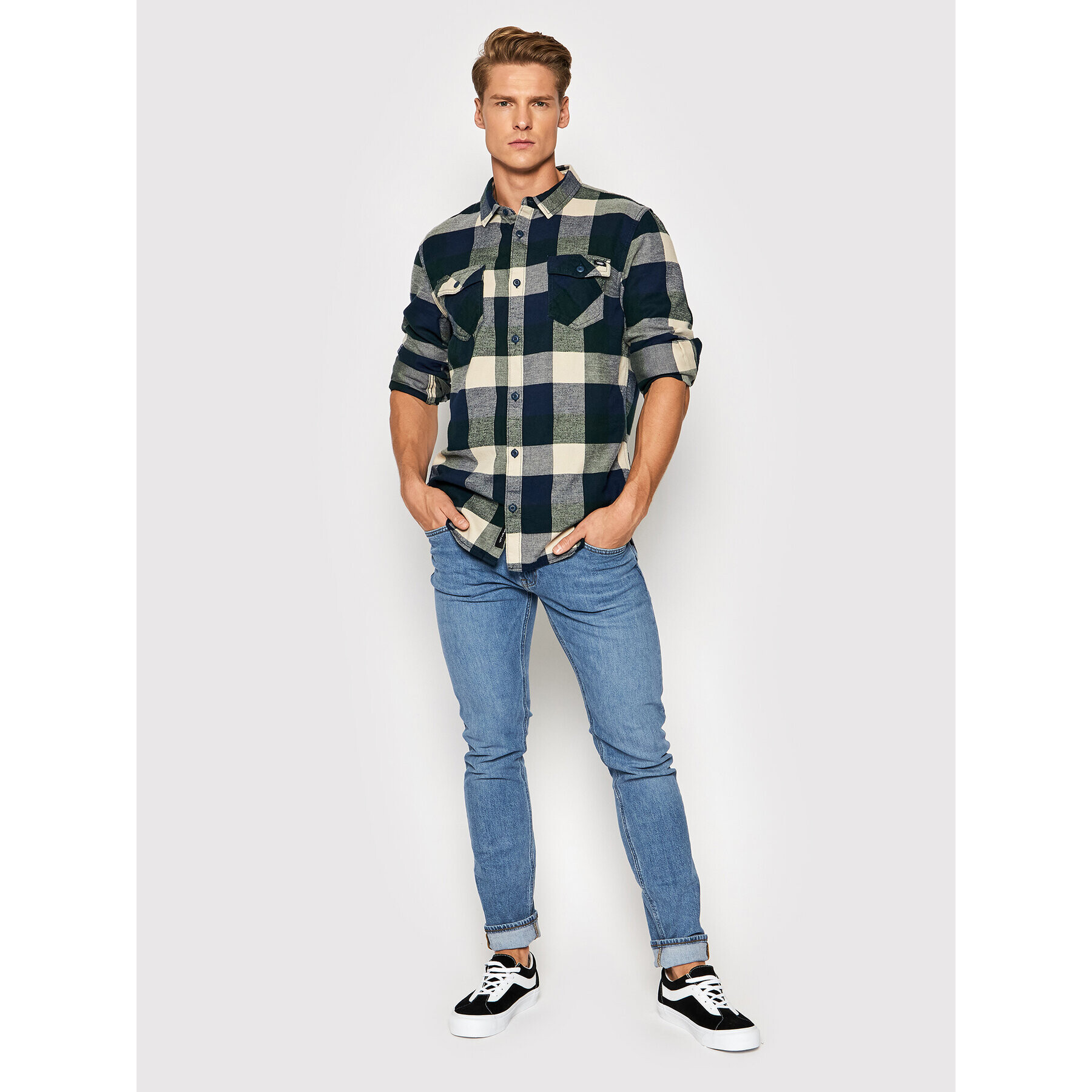 Vans Риза Box Flannel VN000JOG Цветен Relaxed Fit - Pepit.bg