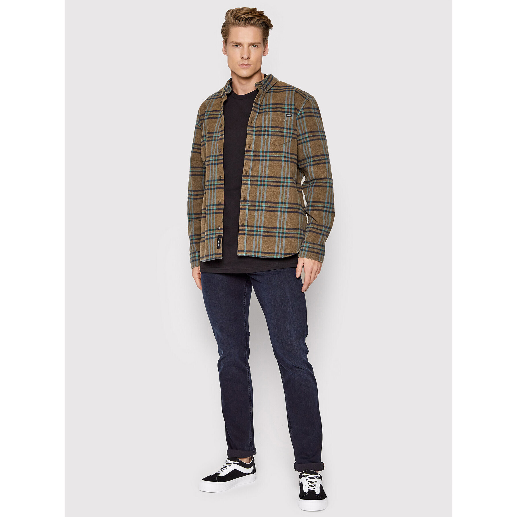 Vans Риза Morris VN0A5FP5 Кафяв Classic Fit - Pepit.bg