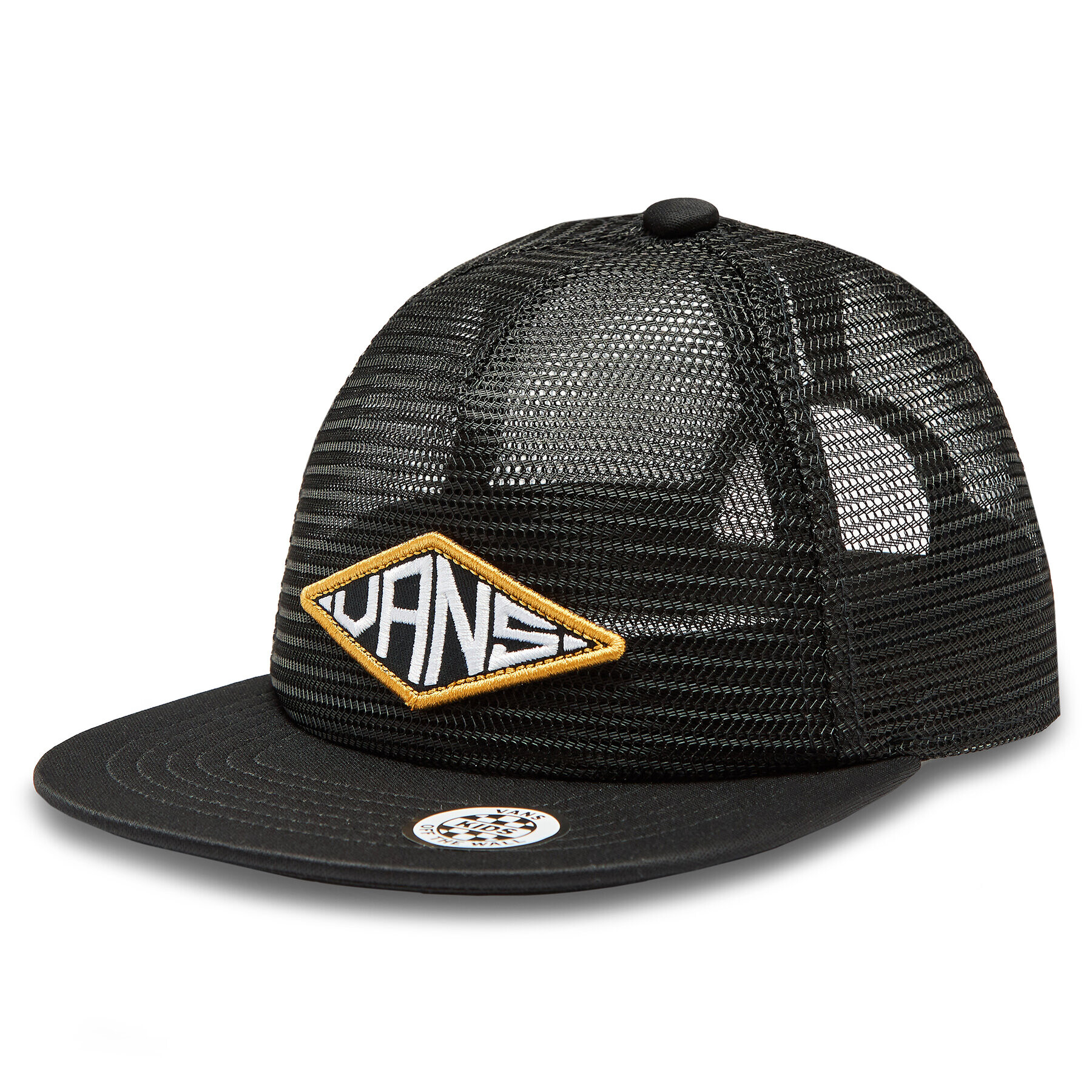 Vans Шапка с козирка Diamond Mesh Черен - Pepit.bg