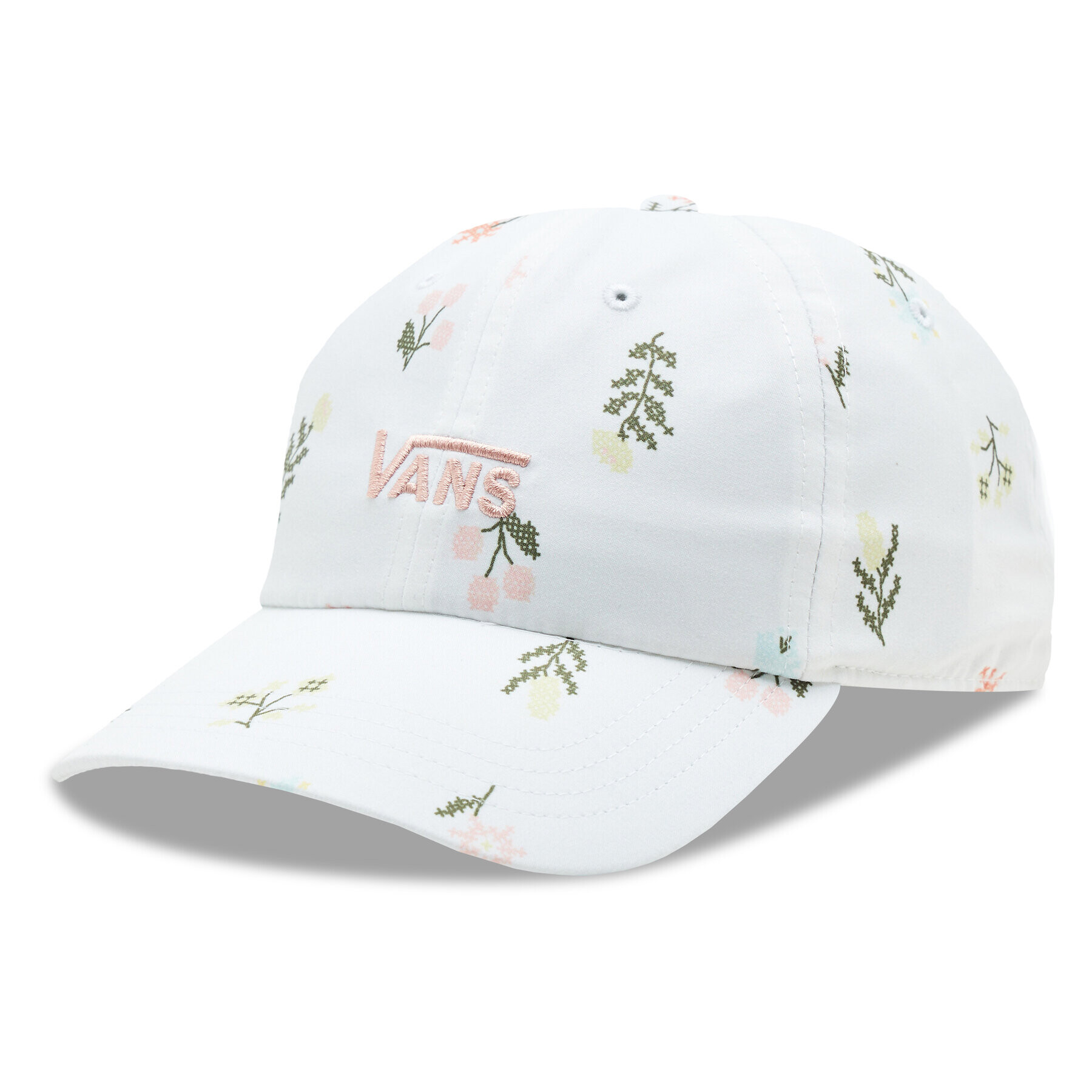 Vans Шапка с козирка Wm Court Side Printed Hat VN0A34GRBRP1 Екрю - Pepit.bg