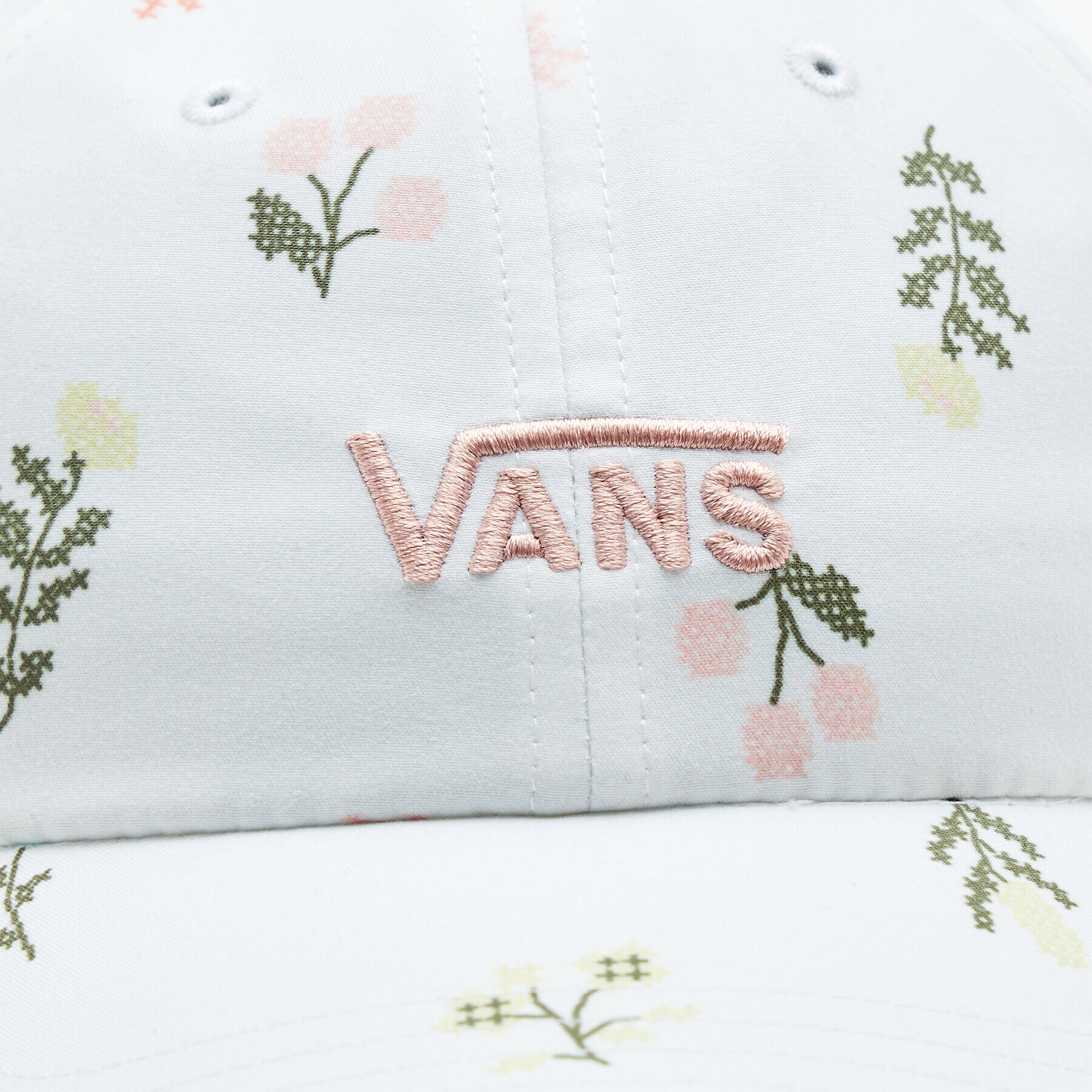 Vans Шапка с козирка Wm Court Side Printed Hat VN0A34GRBRP1 Екрю - Pepit.bg