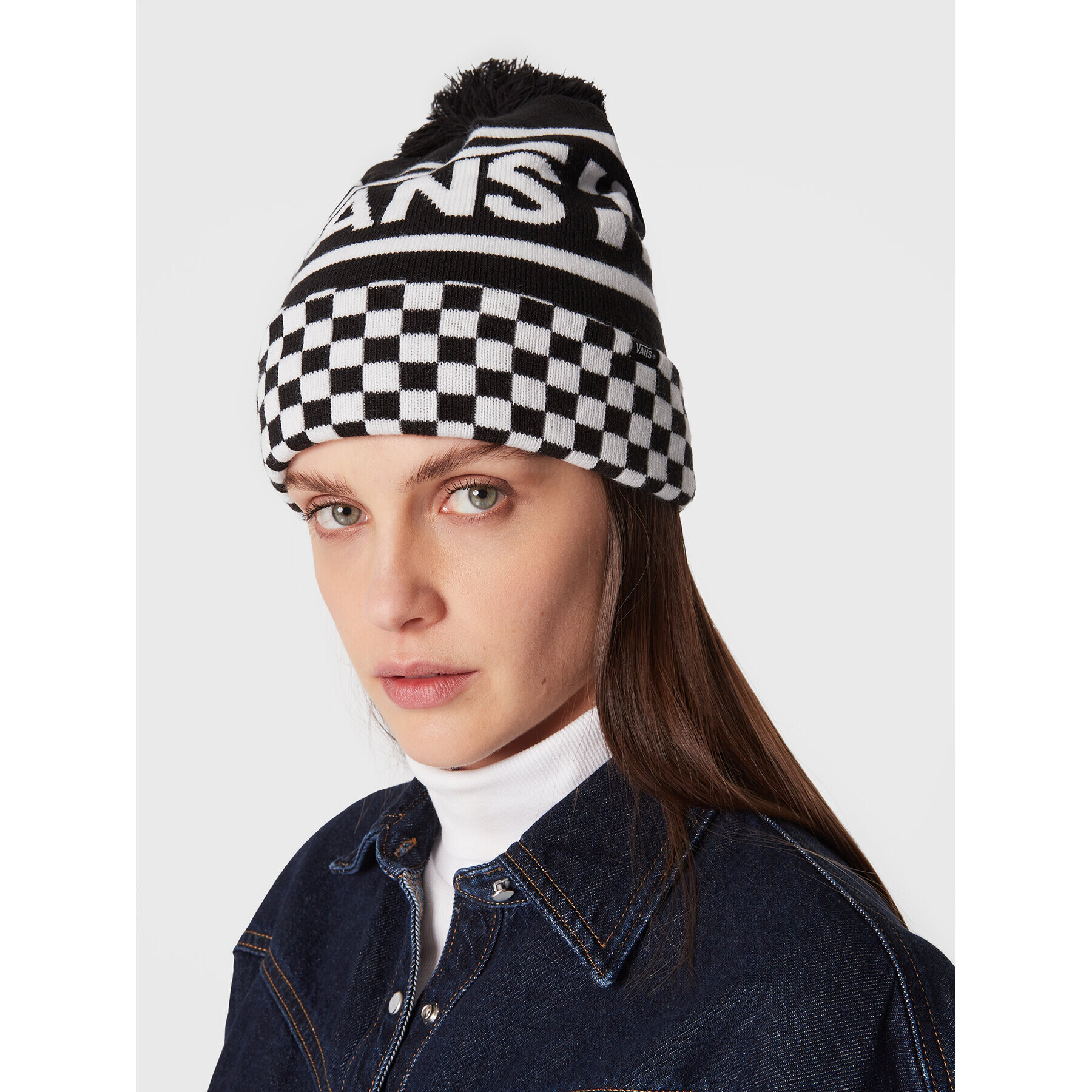 Vans Шапка Spirit Pom Beanie VN0A5LG3Y281 Черен - Pepit.bg