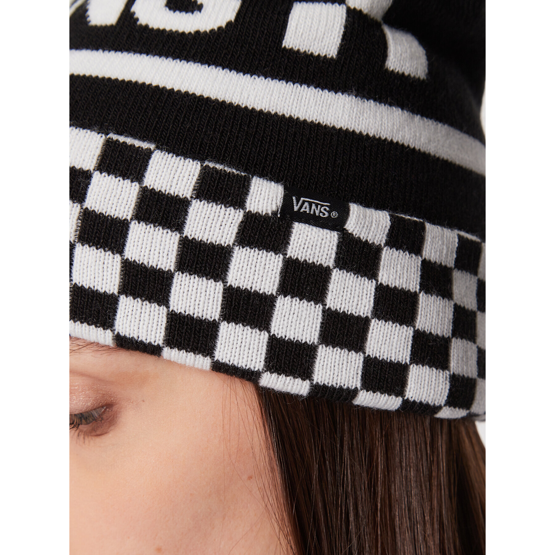 Vans Шапка Spirit Pom Beanie VN0A5LG3Y281 Черен - Pepit.bg