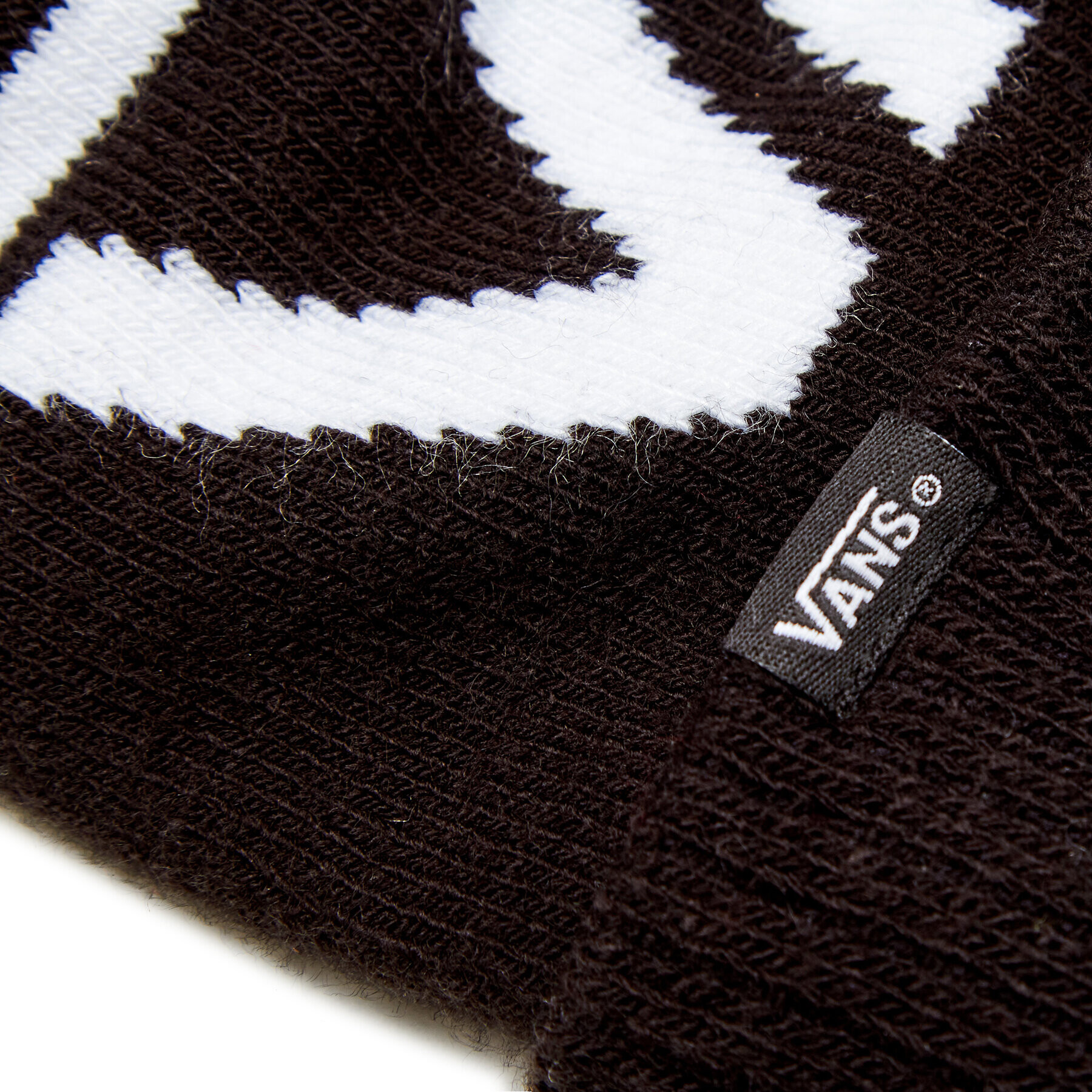 Vans Шапка Stripe Pom Beanie VN0A4SFOY281 Черен - Pepit.bg