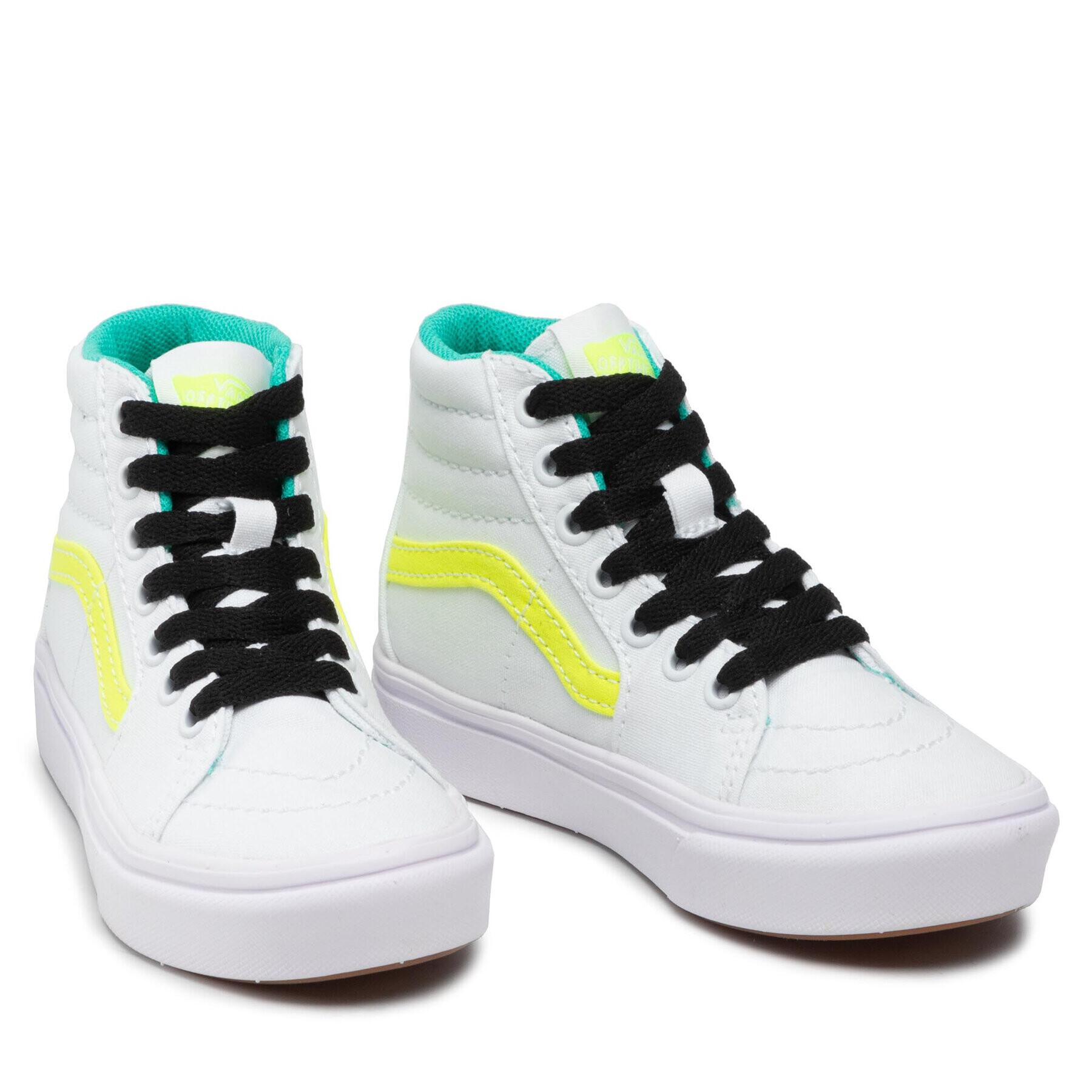 Vans Сникърси Comfycush Sk8-Hi VN0A4U1RABV1 Бял - Pepit.bg