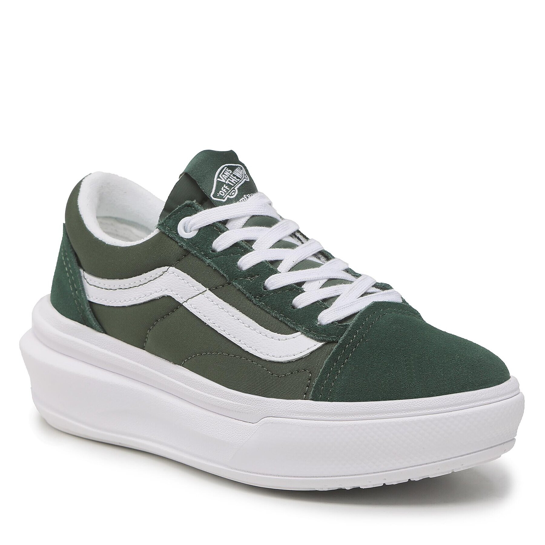 Vans Сникърси Old Skool Over VN0A7Q5EDGY1 Зелен - Pepit.bg