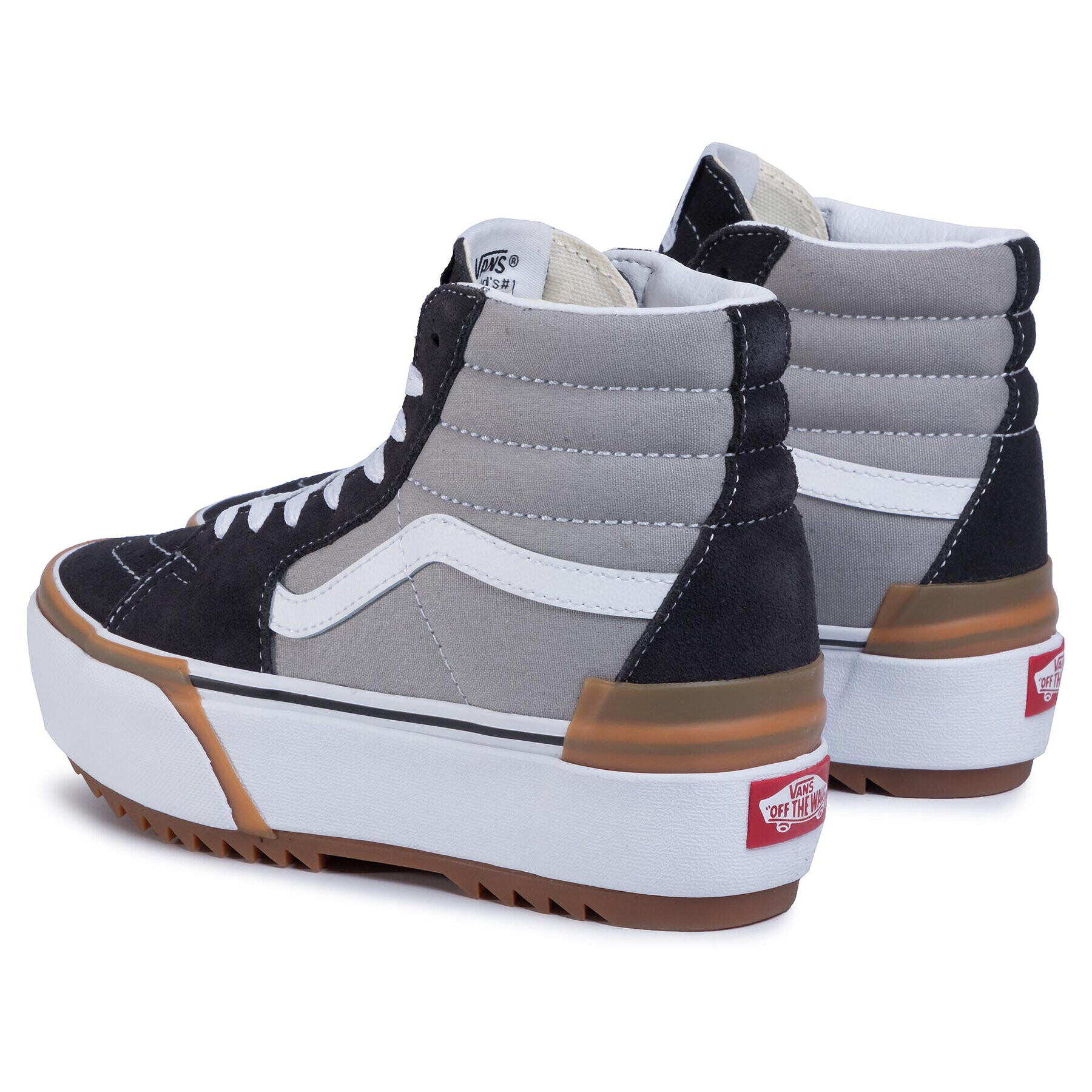 Vans Сникърси Sk8-Hi Stacked VN0A4BTWIYP1 Сив - Pepit.bg