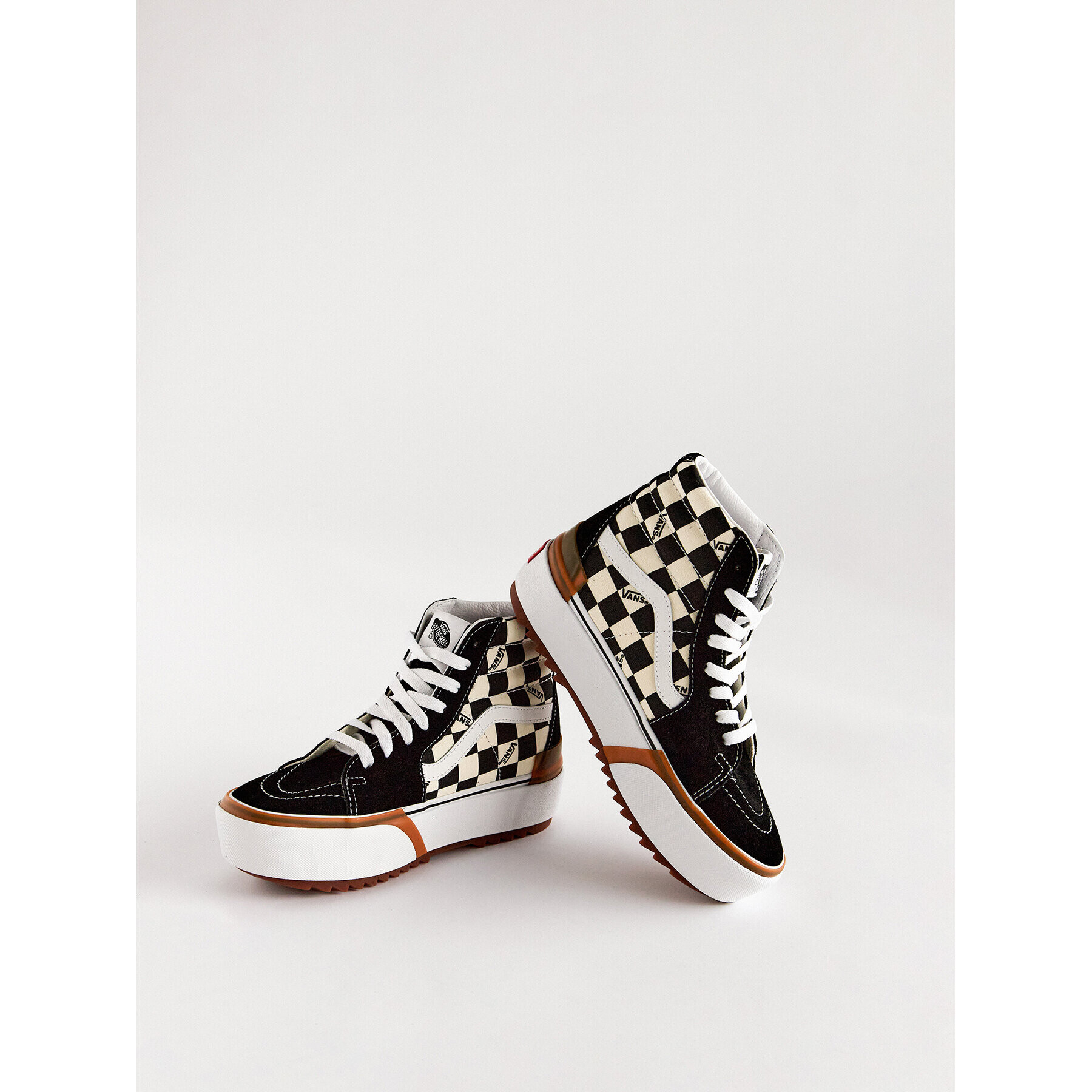 Vans Сникърси Sk8-Hi Stacked VN0A4BTWVLV1 Черен - Pepit.bg