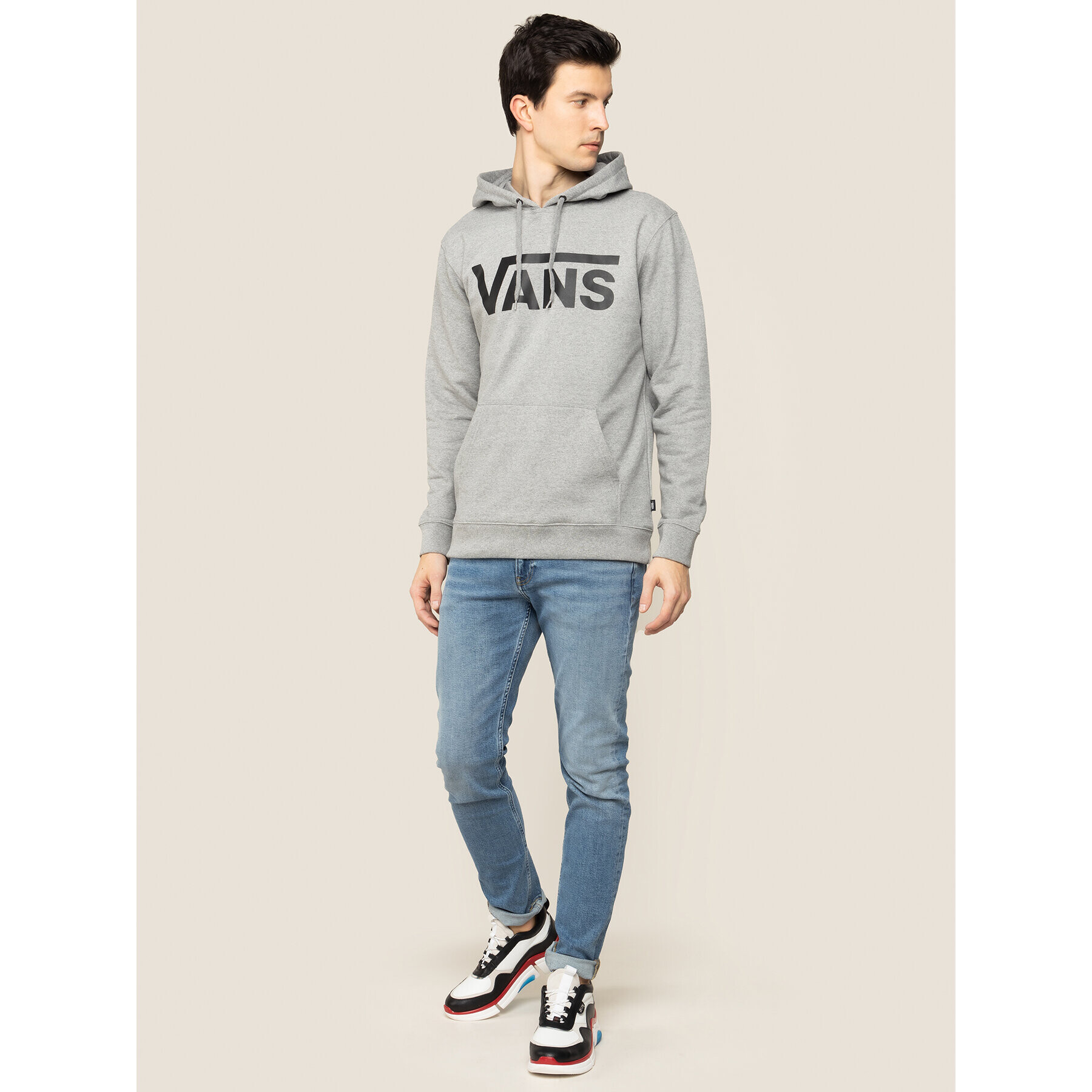 Vans Суитшърт Classic Po Hd II VN0A456BADY1 Сив Regular Fit - Pepit.bg