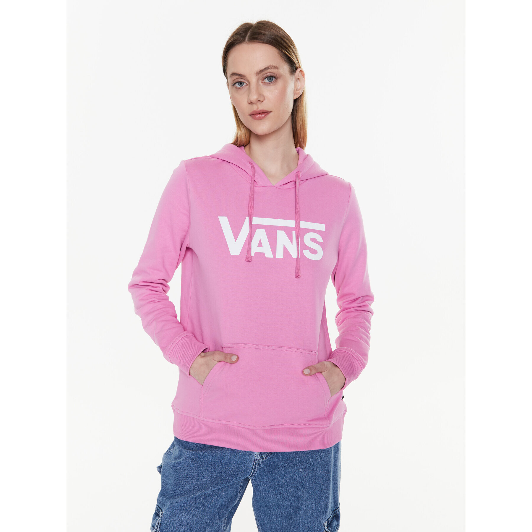 Vans Суитшърт Classic V II VN0A53OV Розов Regular Fit - Pepit.bg