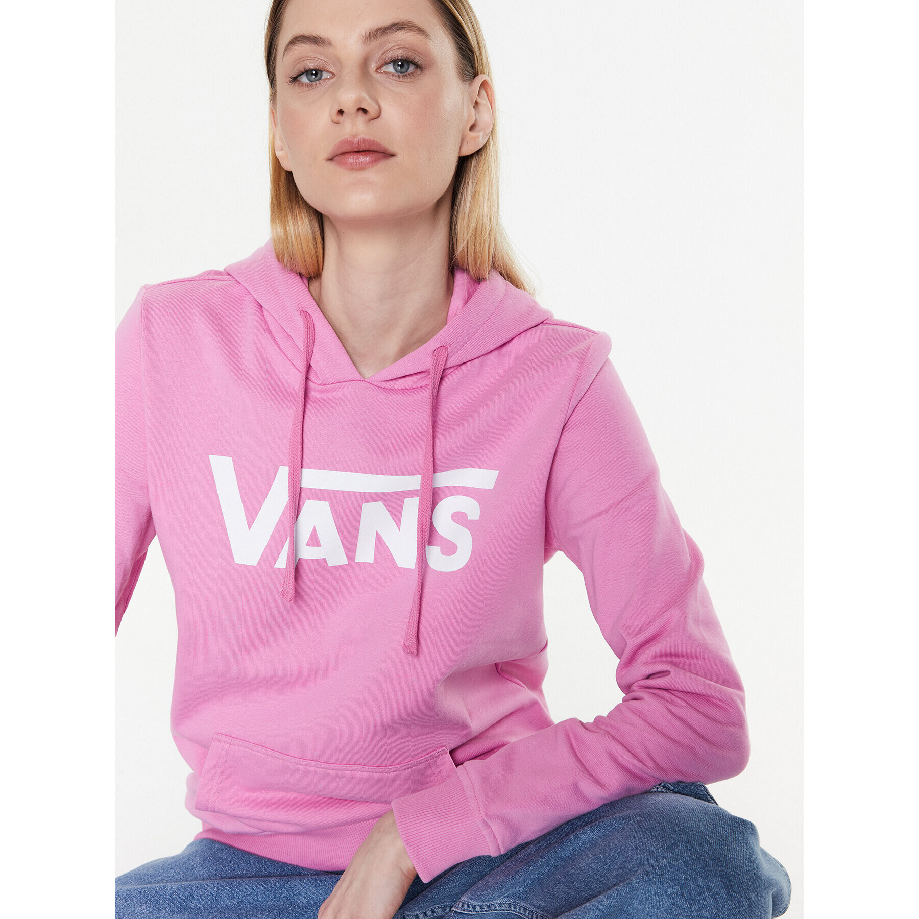 Vans Суитшърт Classic V II VN0A53OV Розов Regular Fit - Pepit.bg
