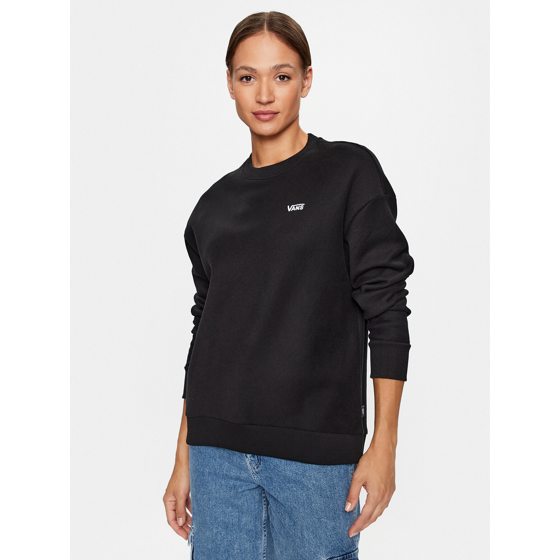 Vans Суитшърт Comfycush Essential Crew VN000A6C Черен Regular Fit - Pepit.bg