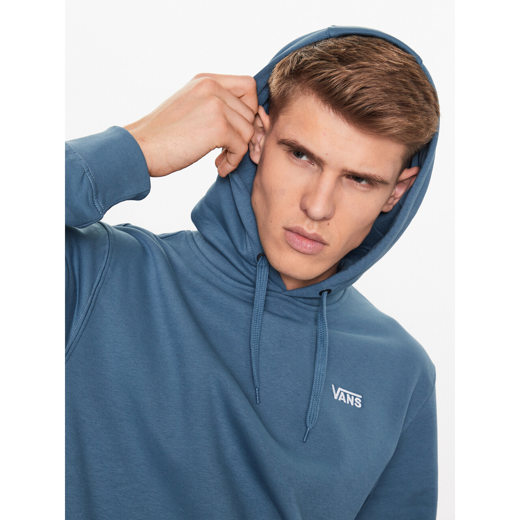 Vans Суитшърт Core Basic Po Fleece VN0A7YDV Син Classic Fit - Pepit.bg