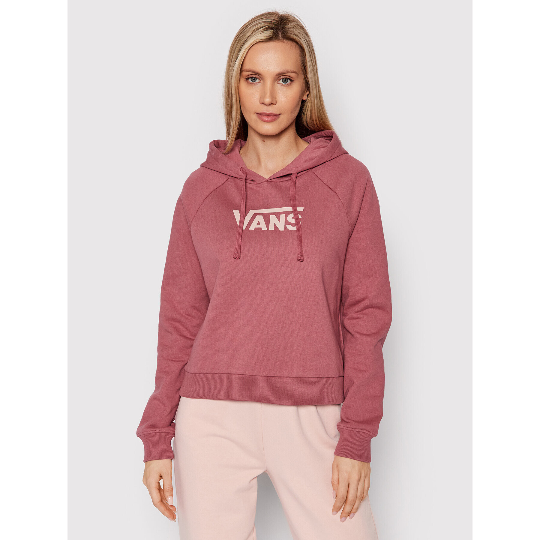 Vans Суитшърт Flying V FT Boxy VN0A4BG3 Розов Regular Fit - Pepit.bg