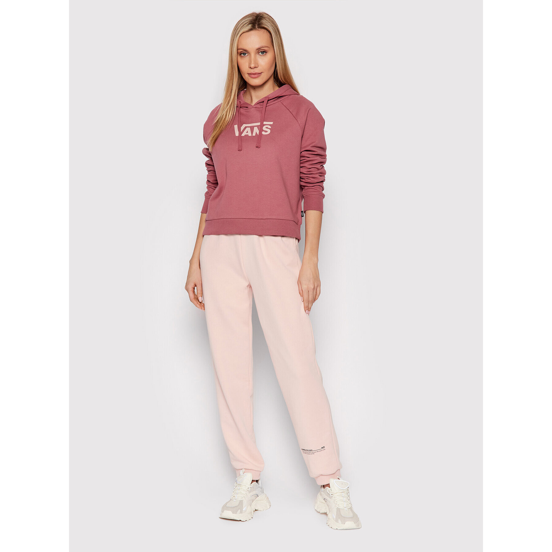Vans Суитшърт Flying V FT Boxy VN0A4BG3 Розов Regular Fit - Pepit.bg