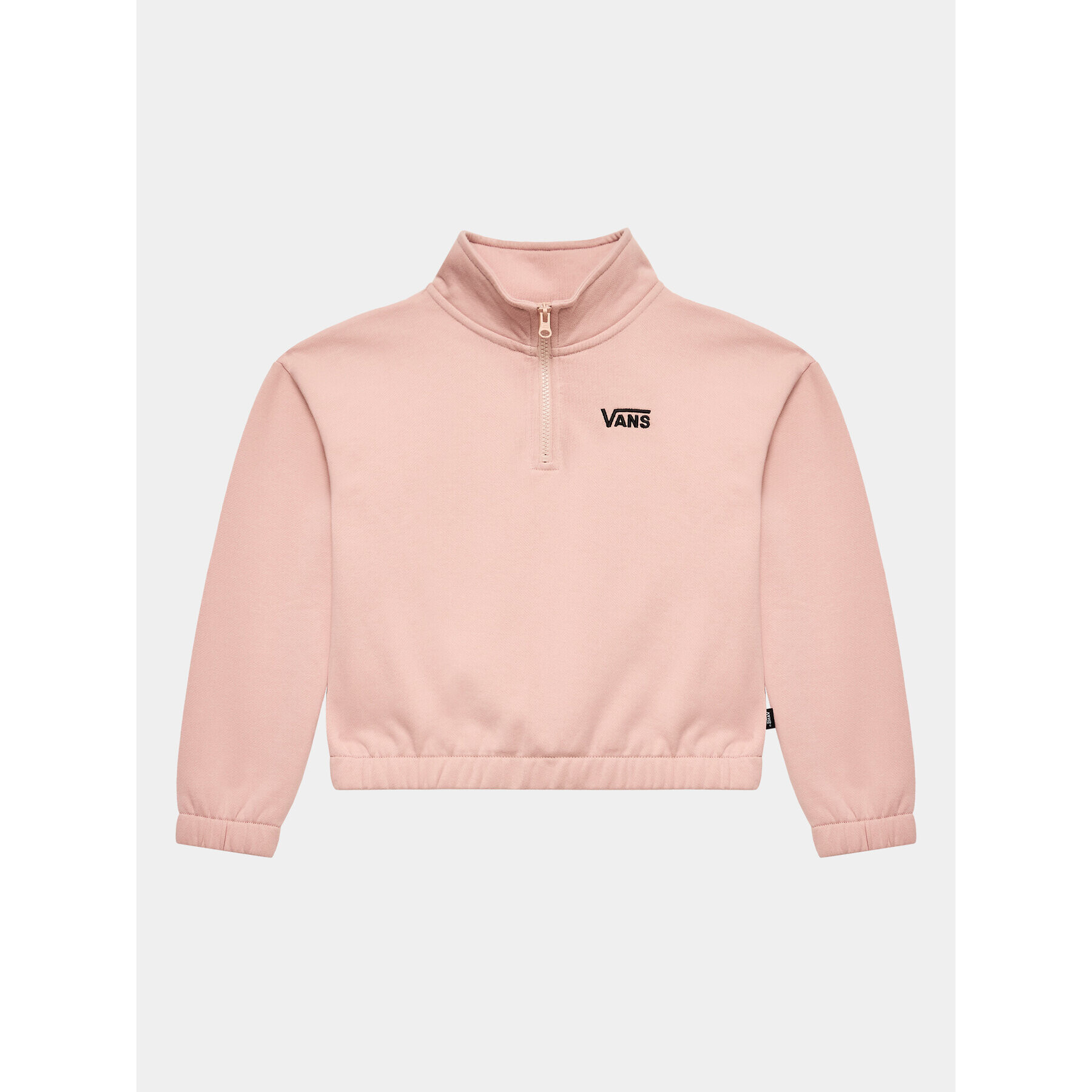 Vans Суитшърт Half Zip Mock Pullover VN00077V Розов Regular Fit - Pepit.bg