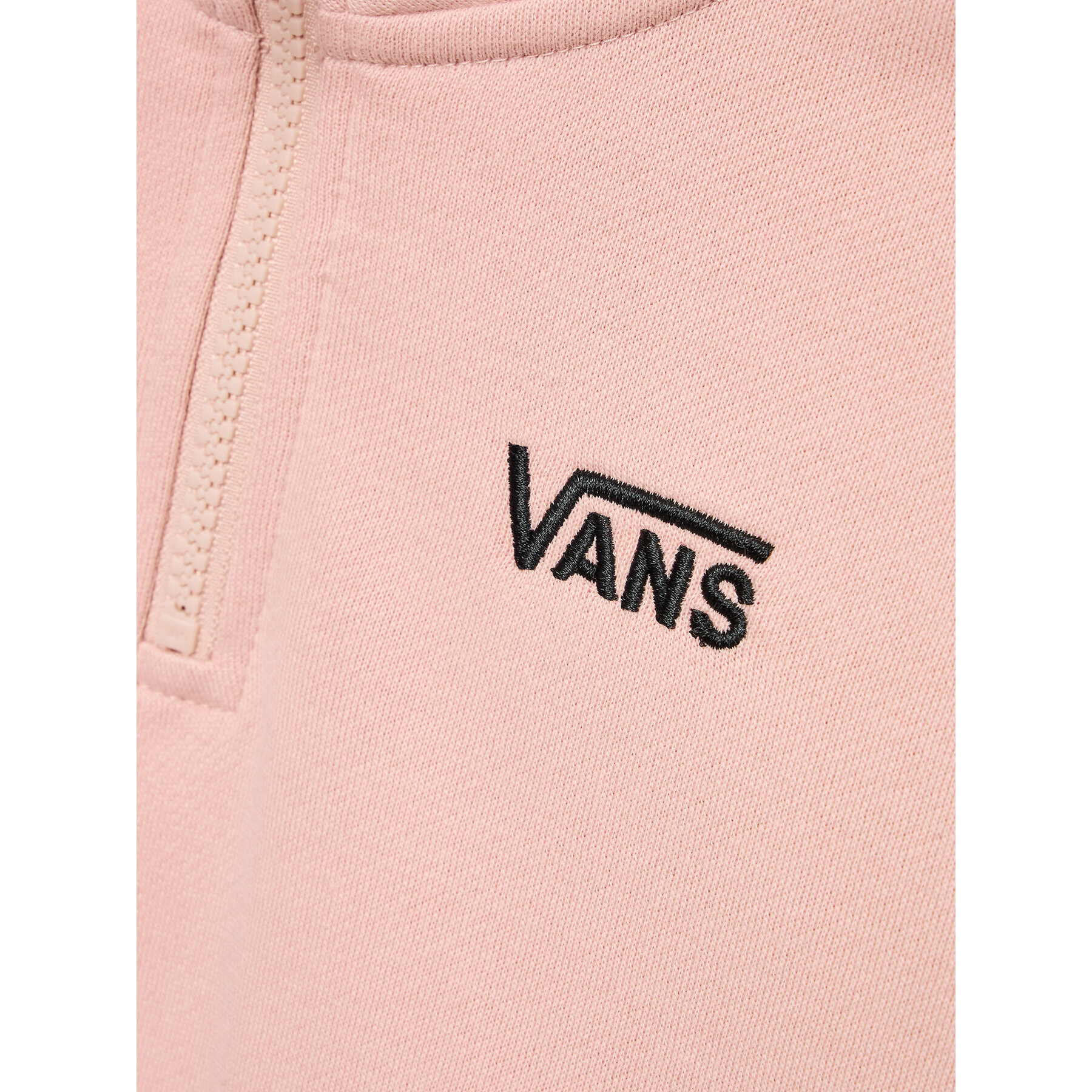 Vans Суитшърт Half Zip Mock Pullover VN00077V Розов Regular Fit - Pepit.bg