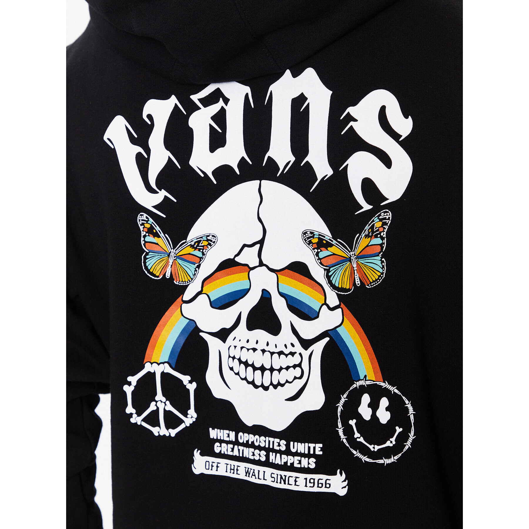 Vans Суитшърт Opposite Unite VN0007W9 Черен Regular Fit - Pepit.bg