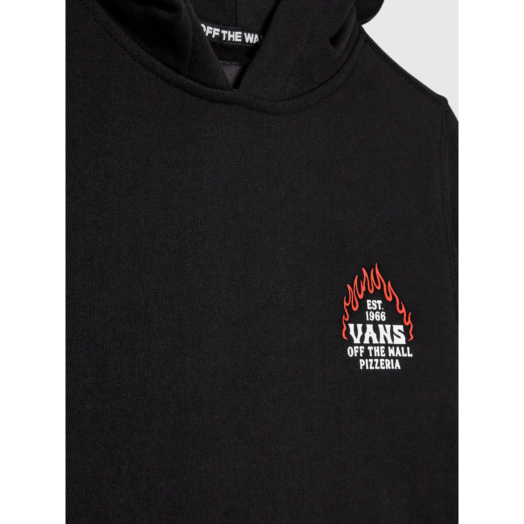 Vans Суитшърт Pizzeria VN000022 Черен Regular Fit - Pepit.bg