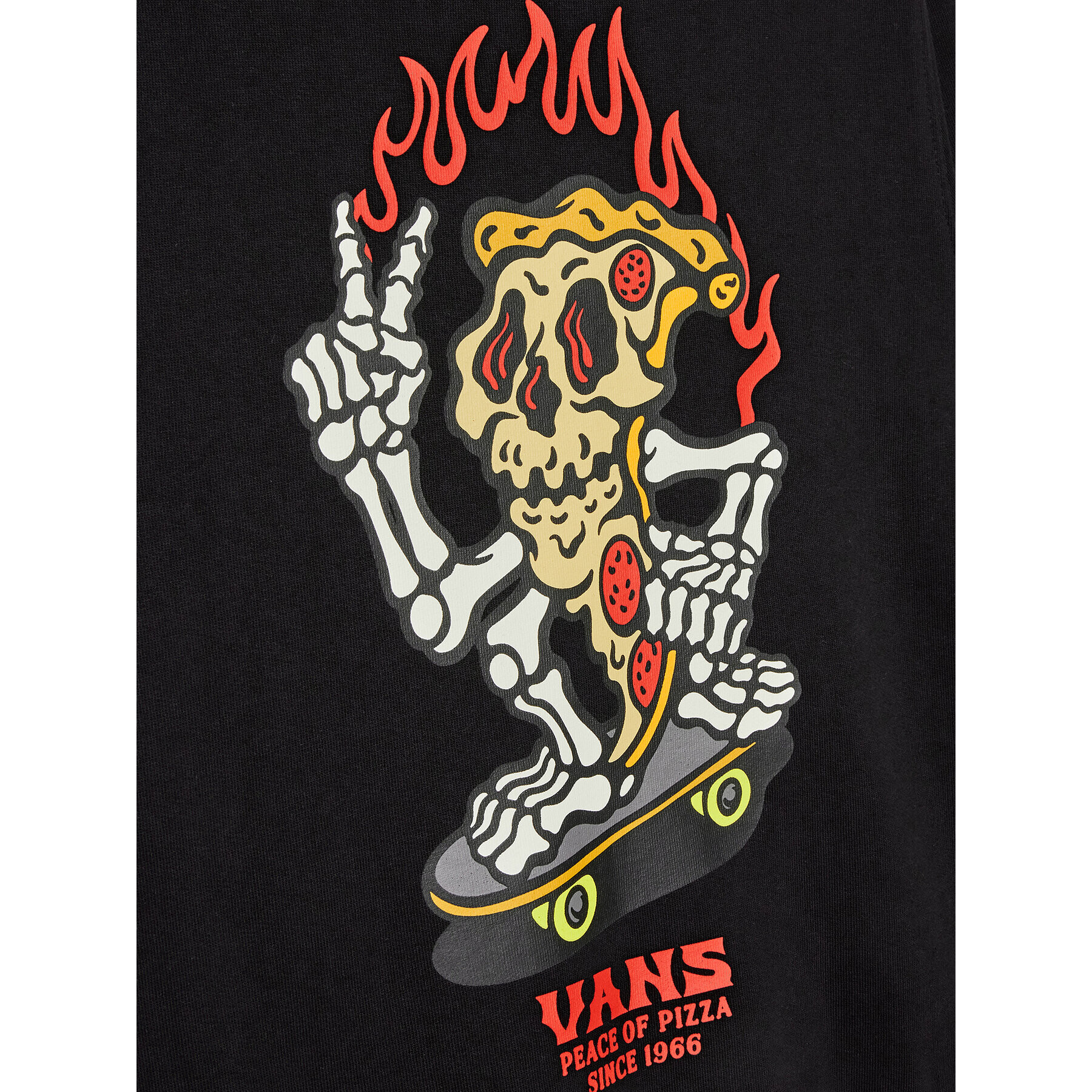 Vans Суитшърт Pizzeria VN000022 Черен Regular Fit - Pepit.bg