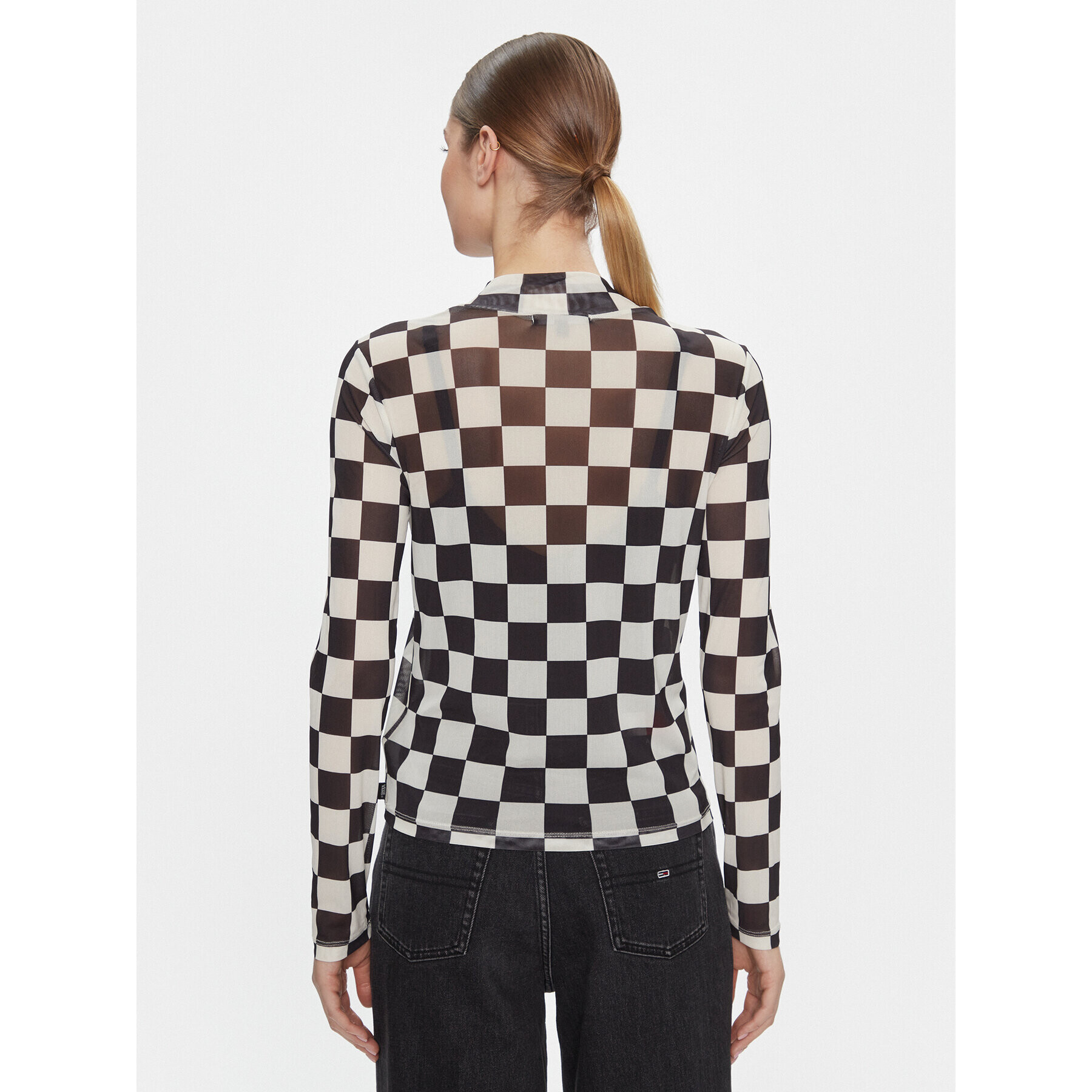 Vans Суитшърт Position Mesh Mock Neck VN000F73Y281 Черен Regular Fit - Pepit.bg
