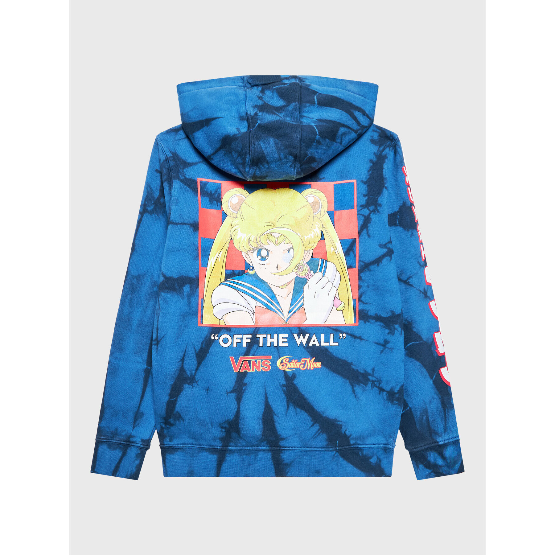 Vans Суитшърт SAILOR MOON Fleece Tie Dye VN0000AT Син Regular Fit - Pepit.bg