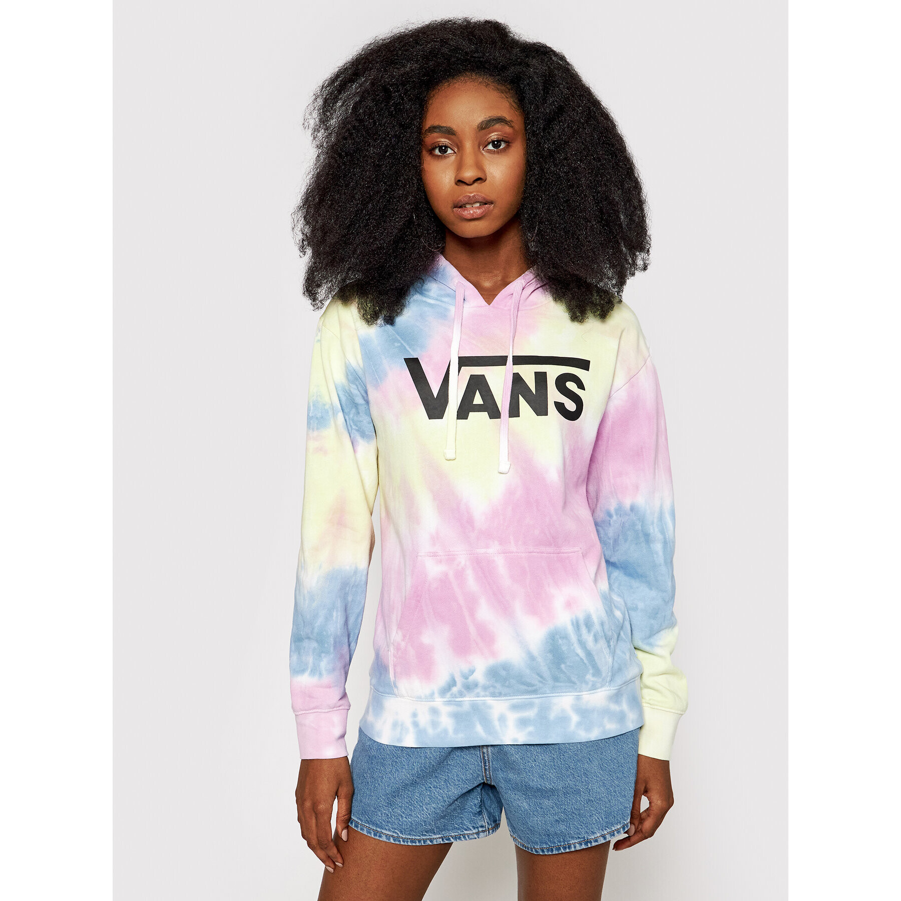 Vans Суитшърт Spiraling Hoodie VN0A5ASM Цветен Regular Fit - Pepit.bg