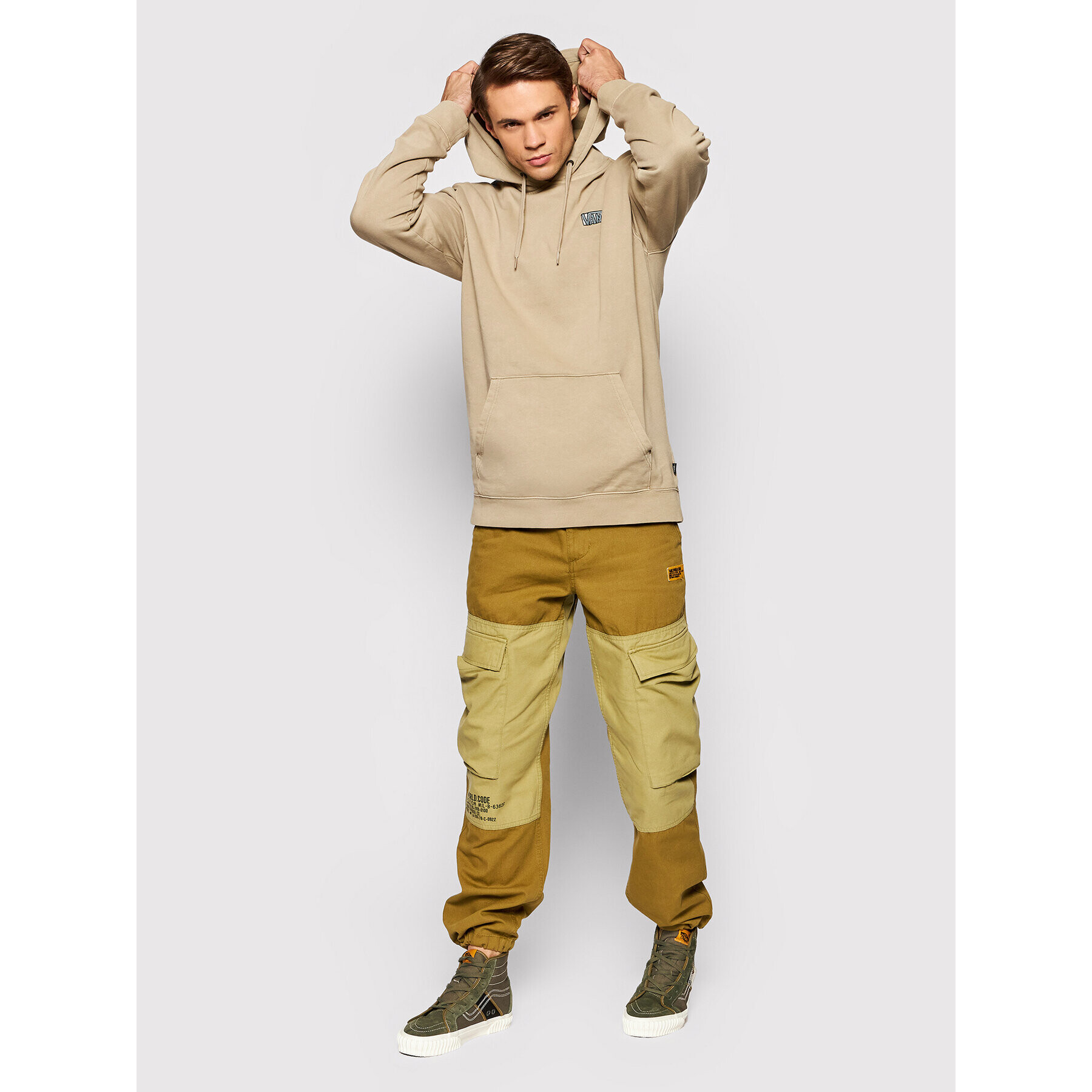 Vans Суитшърт Vendor VN0A5KE6 Бежов Regular Fit - Pepit.bg