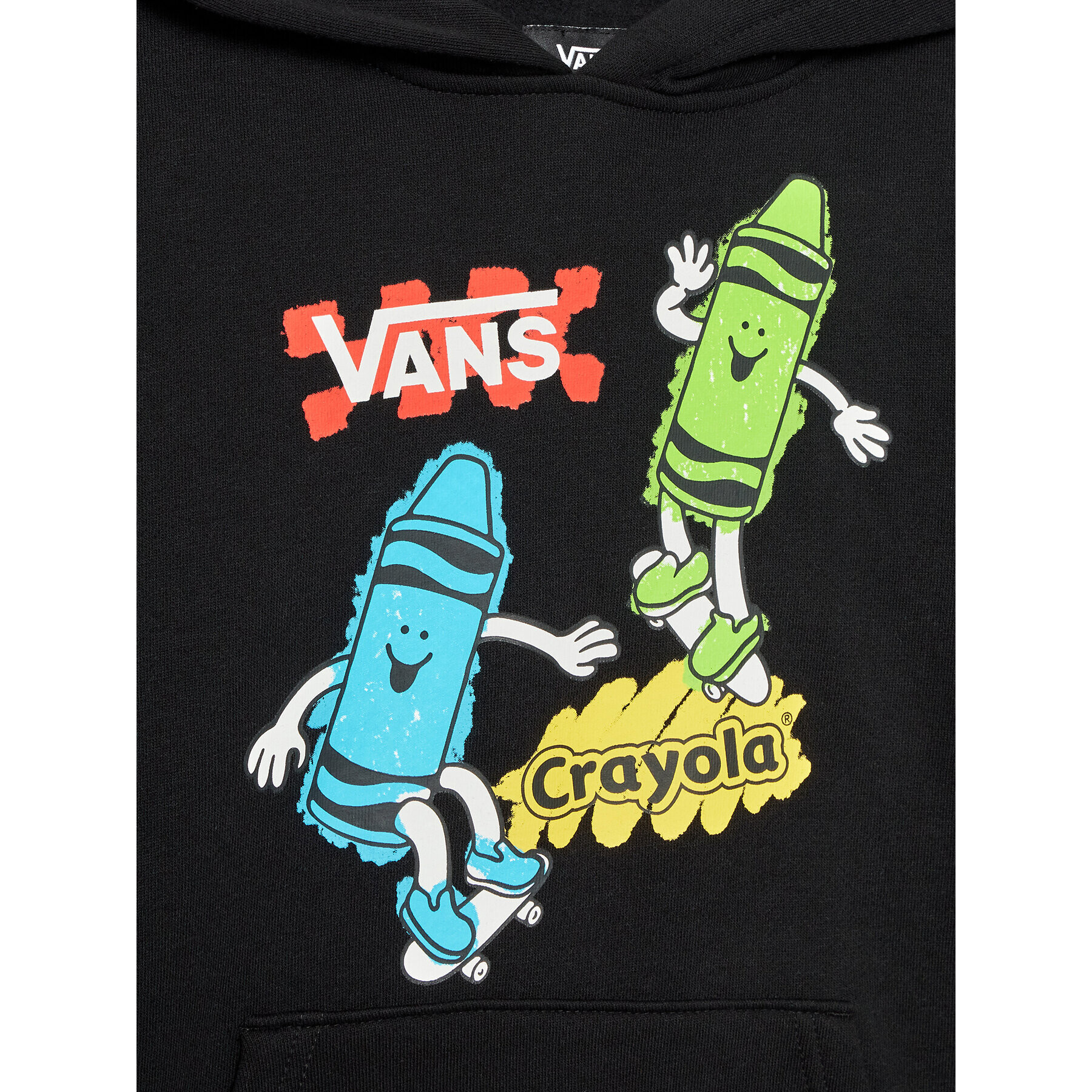 Vans Суитшърт X Crayola VN0A5KOO Черен Regular Fit - Pepit.bg