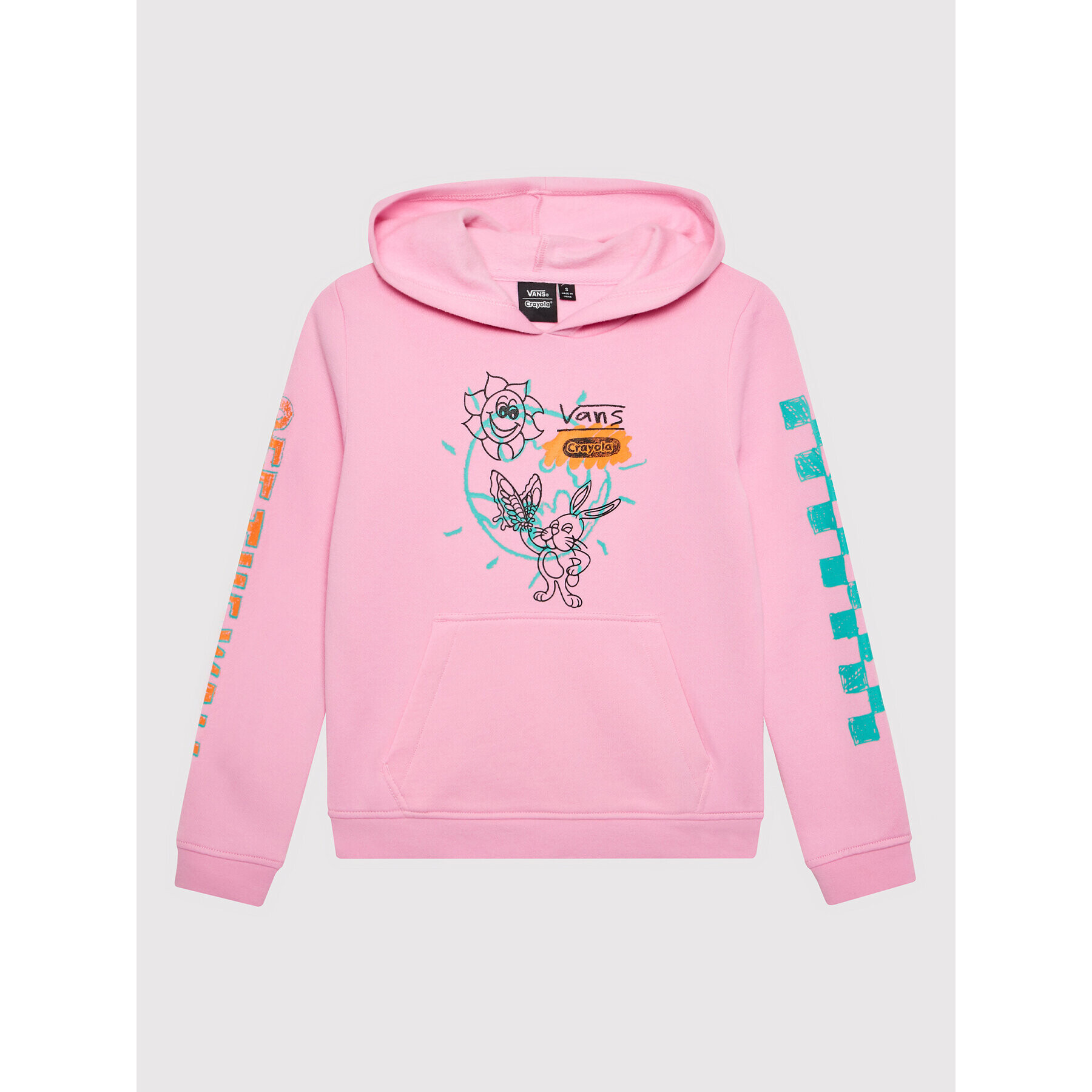 Vans Суитшърт X Crayola VN0A7RL4 Розов Regular Fit - Pepit.bg