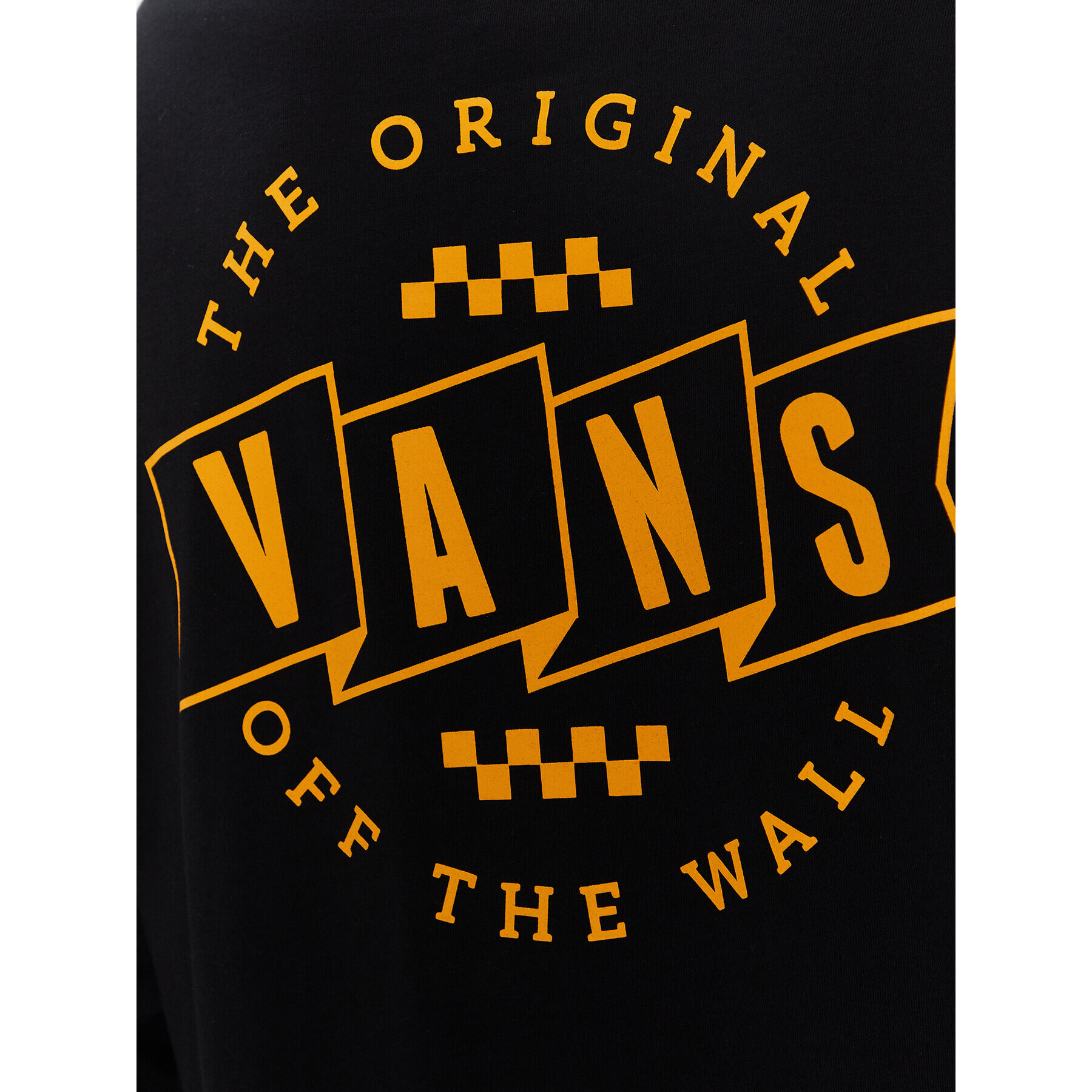 Vans Тениска с дълъг ръкав Banner Logo VN00003J Черен Classic Fit - Pepit.bg