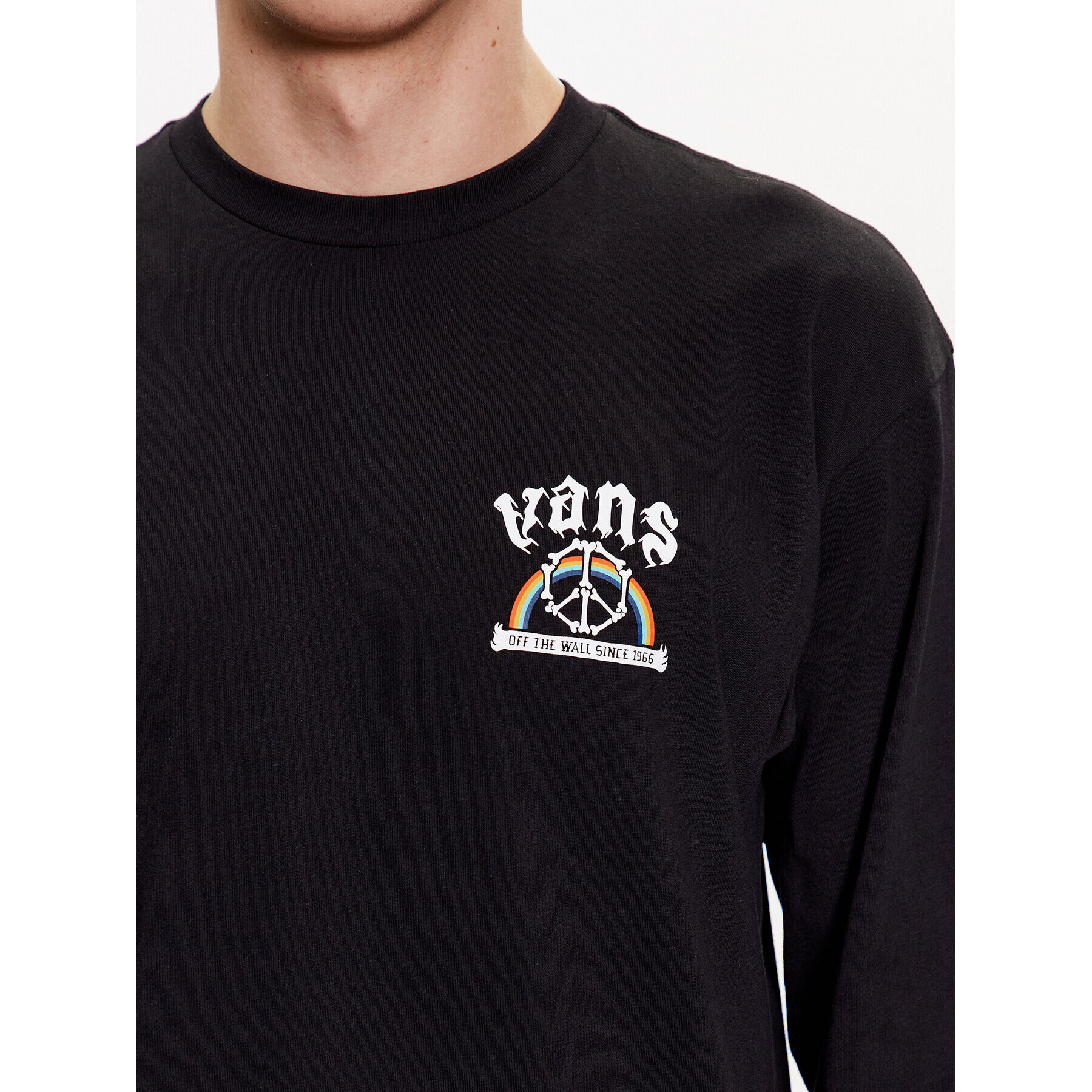 Vans Тениска с дълъг ръкав Opposites Unite VN00003H Черен Regular Fit - Pepit.bg