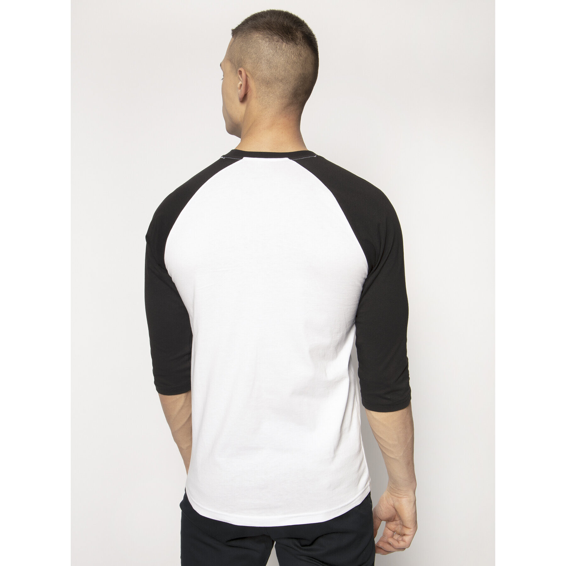 Vans Тениска с дълъг ръкав Raglan Athletic VN000XXMYB21 Бял Slim Fit - Pepit.bg