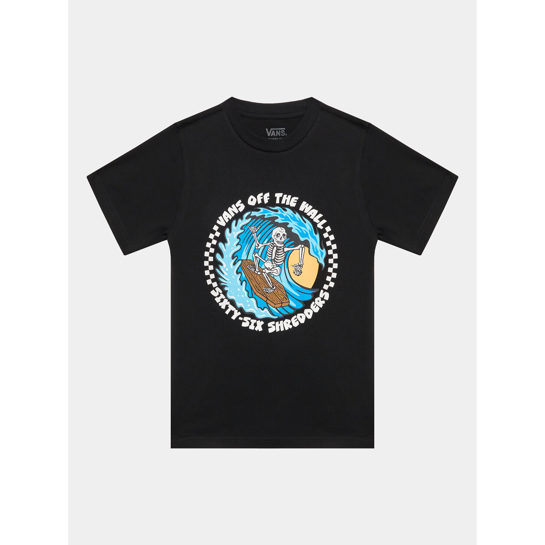 Vans Тишърт 66 Shredders Ss VN0008A2 Черен Regular Fit - Pepit.bg