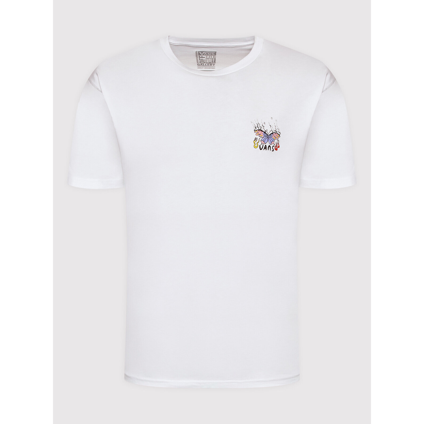 Vans Тишърт ASHLEY LUKASHEVSKY Pride VN0A7SF2 Бял Regular Fit - Pepit.bg