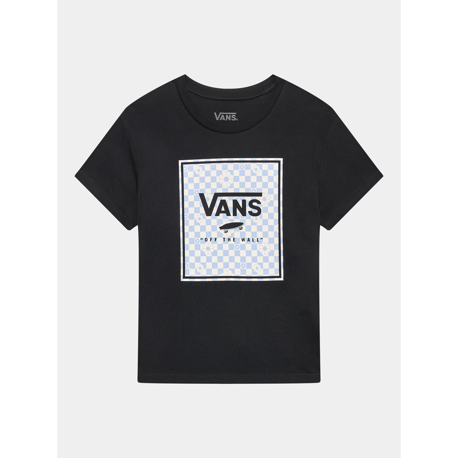 Vans Тишърт Box Fill Floral Crew VN00078E Черен Regular Fit - Pepit.bg