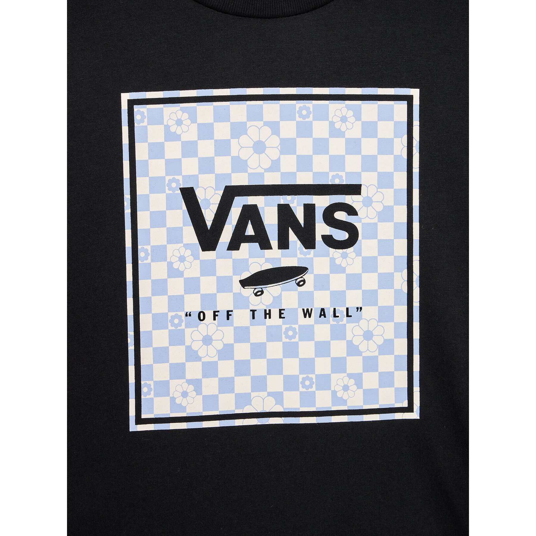 Vans Тишърт Box Fill Floral Crew VN00078E Черен Regular Fit - Pepit.bg