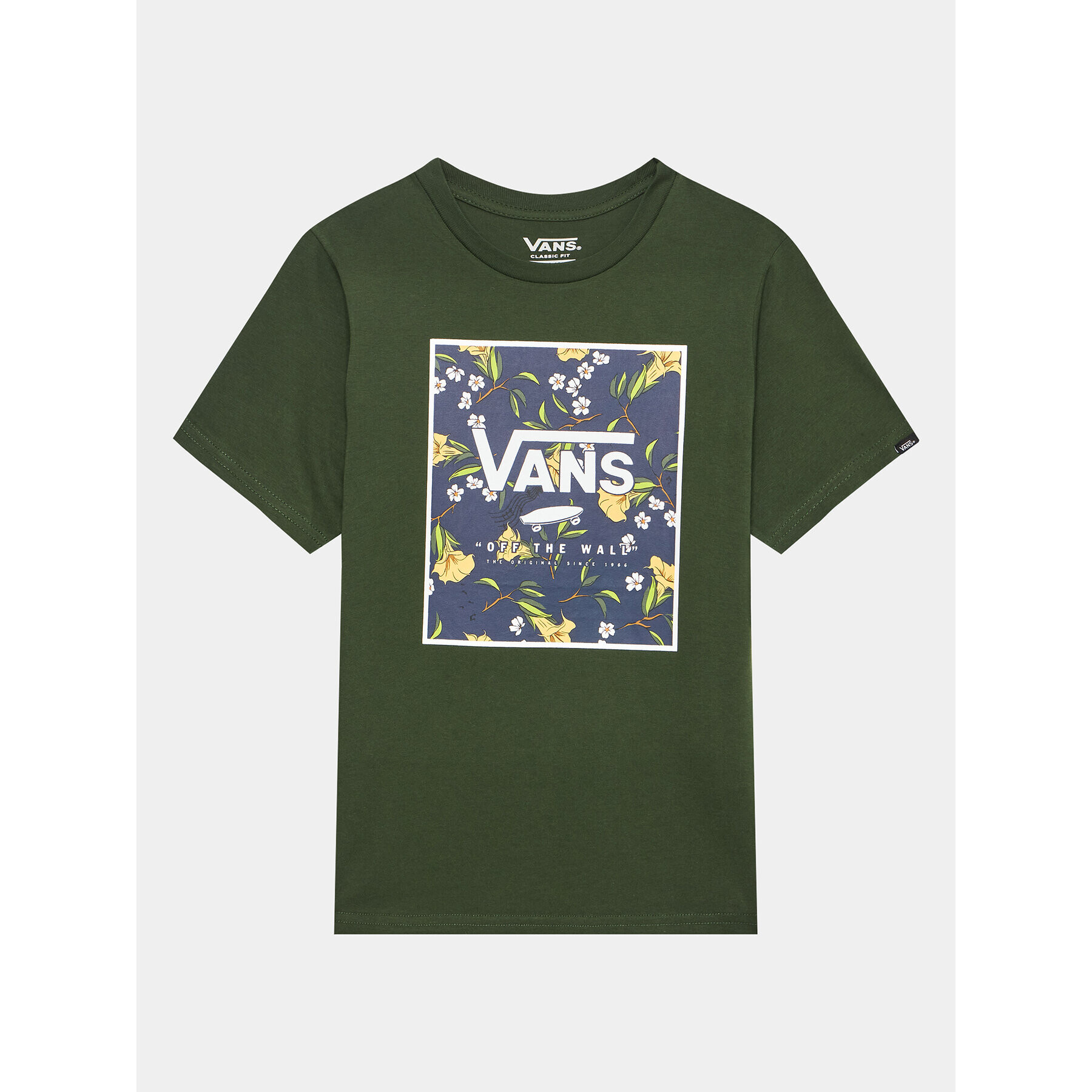 Vans Тишърт By Print Box Boys VN0A318N Каки Regular Fit - Pepit.bg