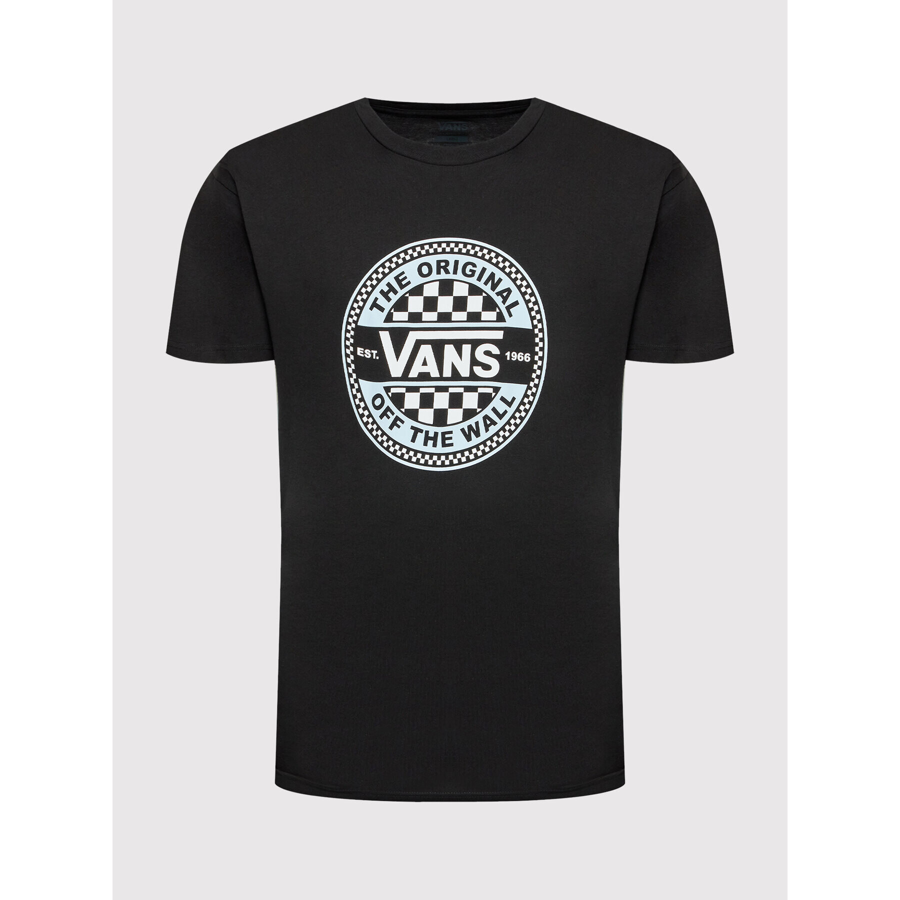 Vans Тишърт Circle Checker VN0A7S7C Черен Classic Fit - Pepit.bg