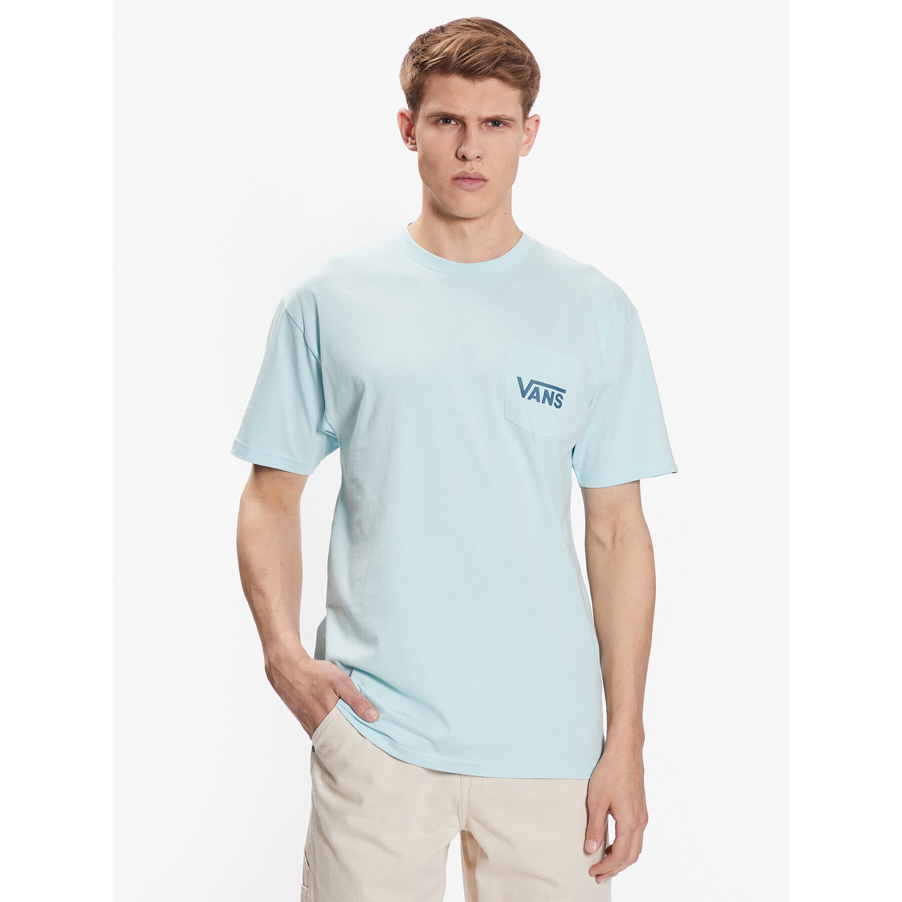 Vans Тишърт Classic Back VN00004W Син Classic Fit - Pepit.bg