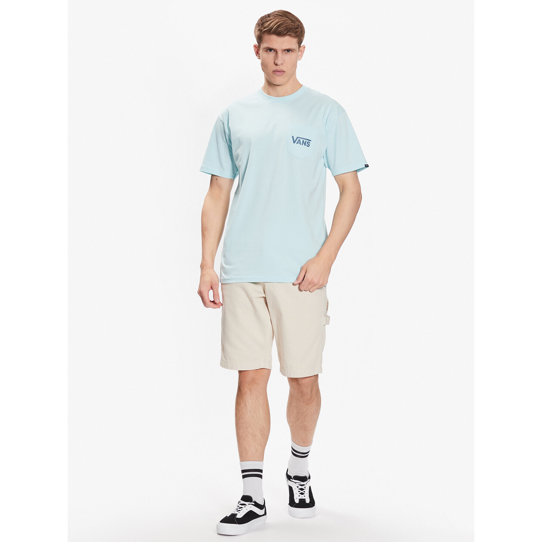 Vans Тишърт Classic Back VN00004W Син Classic Fit - Pepit.bg