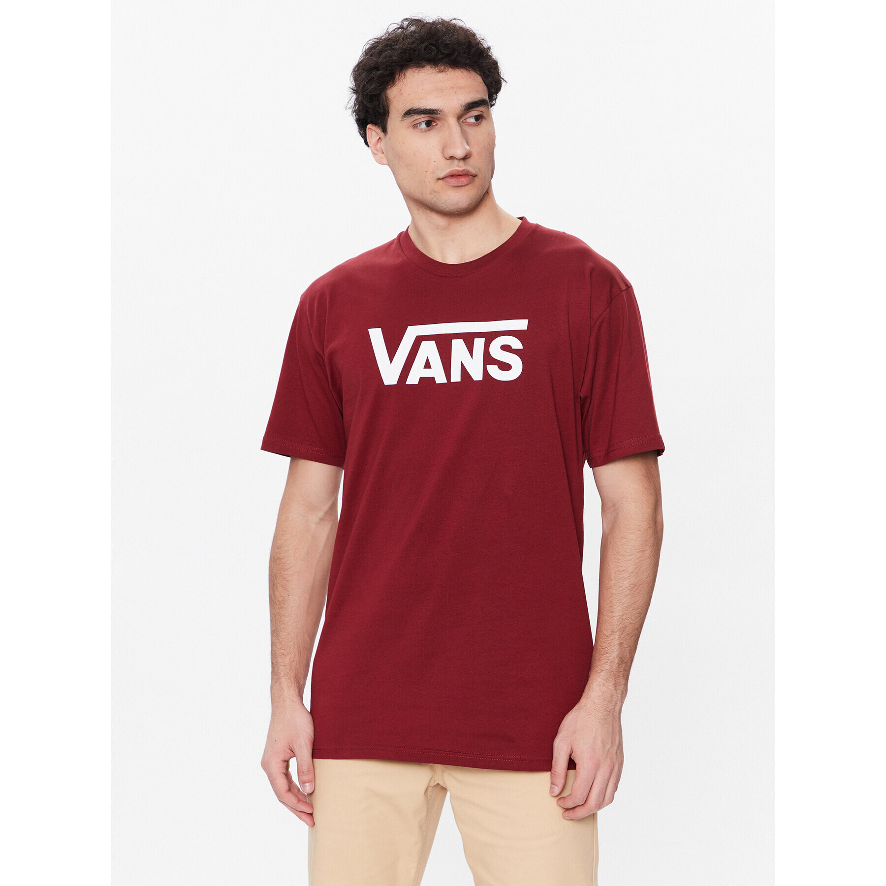 Vans Тишърт Classic VN000GGG Червен Classic Fit - Pepit.bg