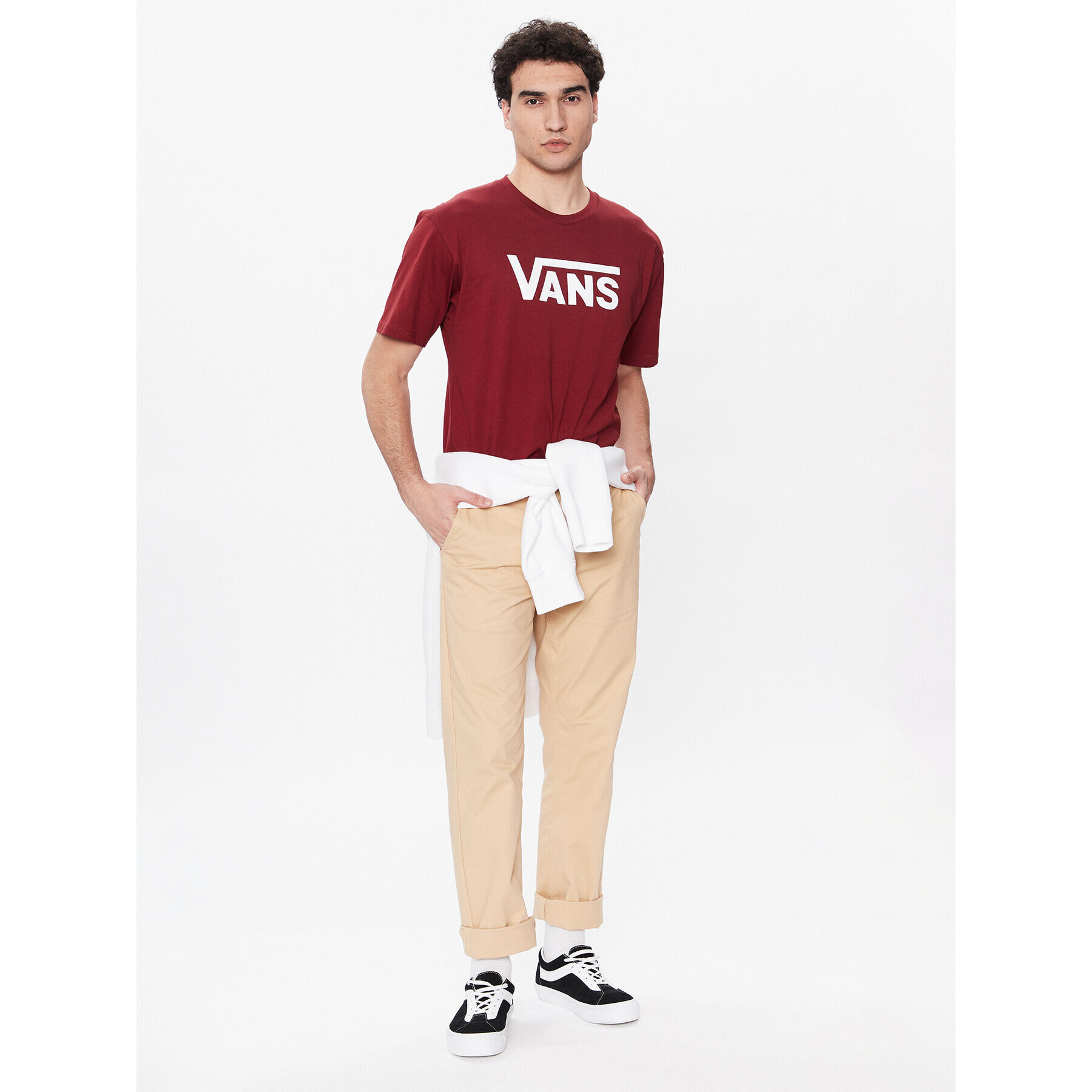 Vans Тишърт Classic VN000GGG Червен Classic Fit - Pepit.bg